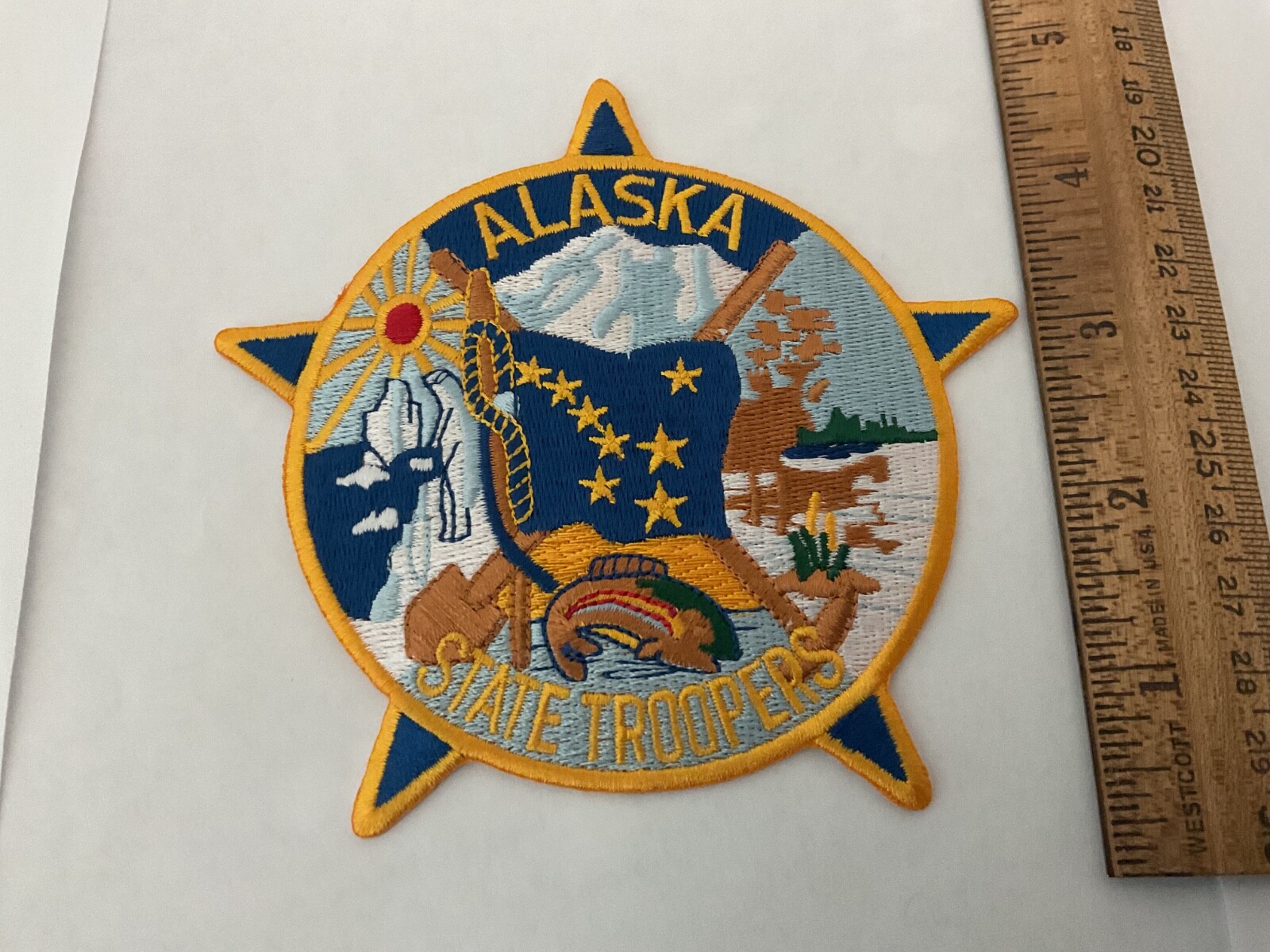 State Law Enforcement patches All different 10 piece set. All new.Full size