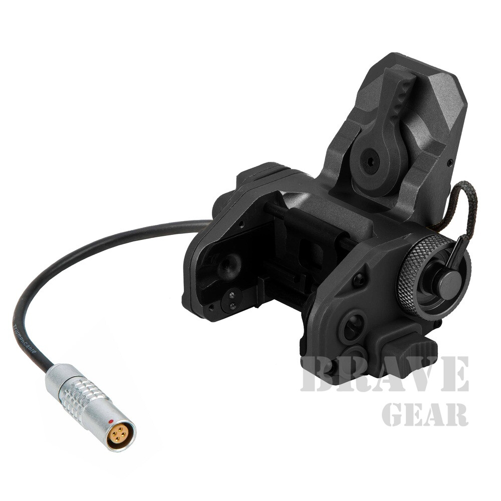 CNC Function GSGM DPAM NVG Helmet Mount w/4-Hole Shroud for ANVIS Night Vision