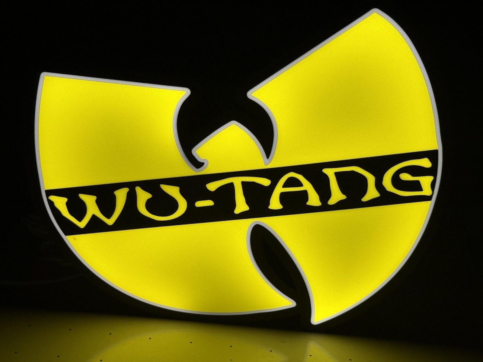 Light Up Wu-Tang Clan Led  Light Up Decoration Sign Extra Large XL 9”-10” Wide