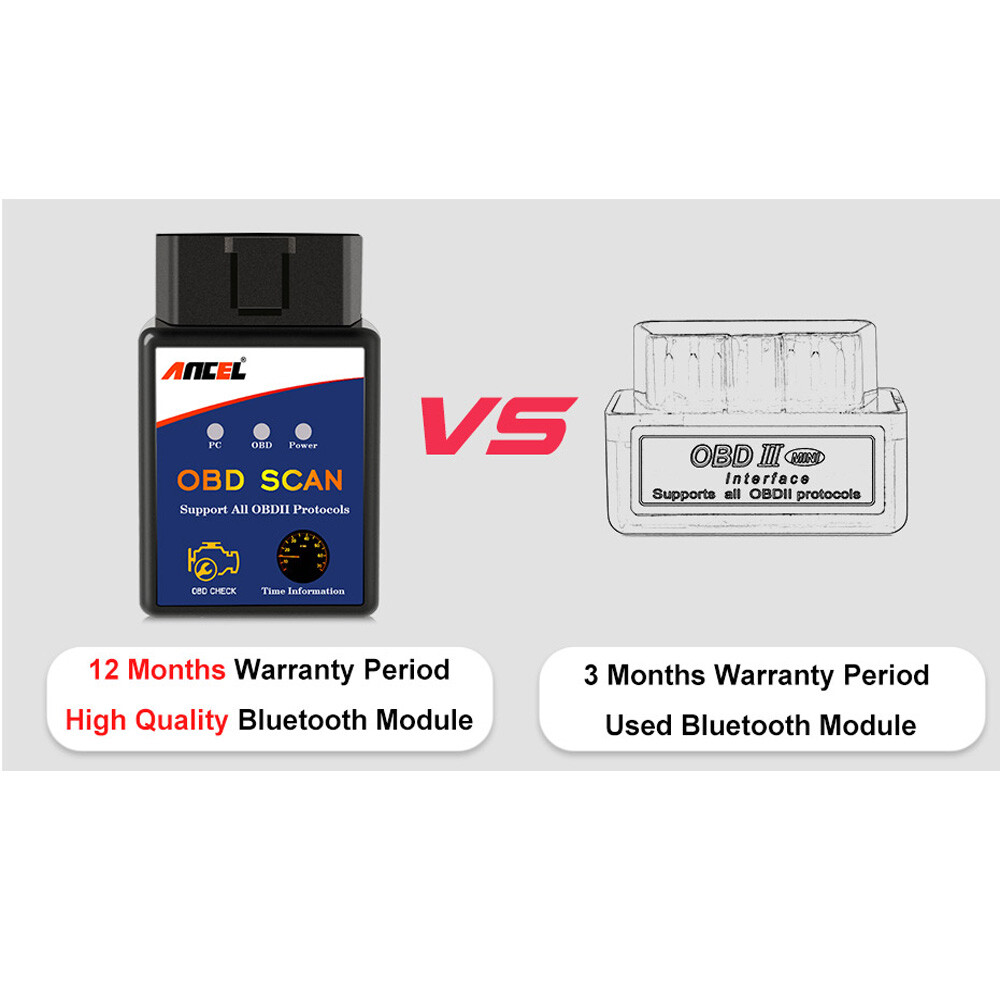 For Android Bluetooth ELM327 Scanner OBD2 Code Reader Engine Car Diagnostic Tool