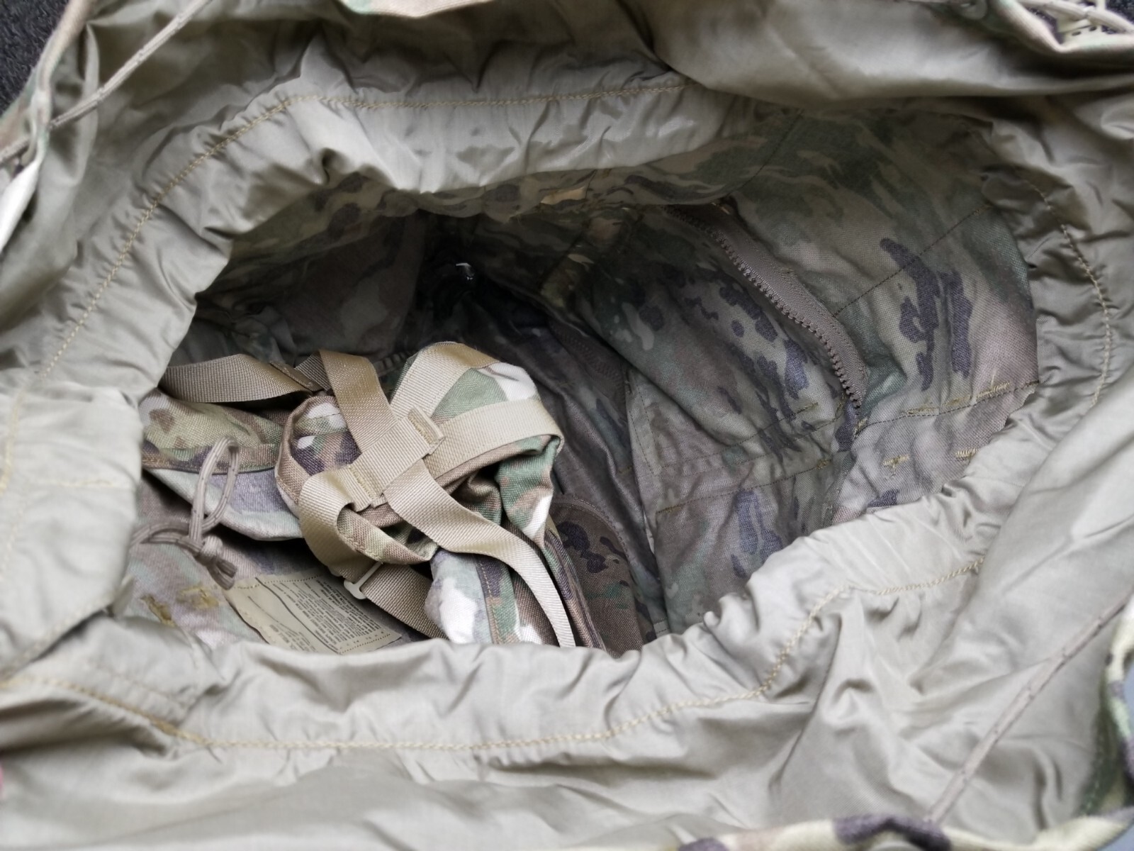 USGI MILITARY MOLLE 4000 Large Rucksack US Army OCP / Multicam PACK ONLY USED