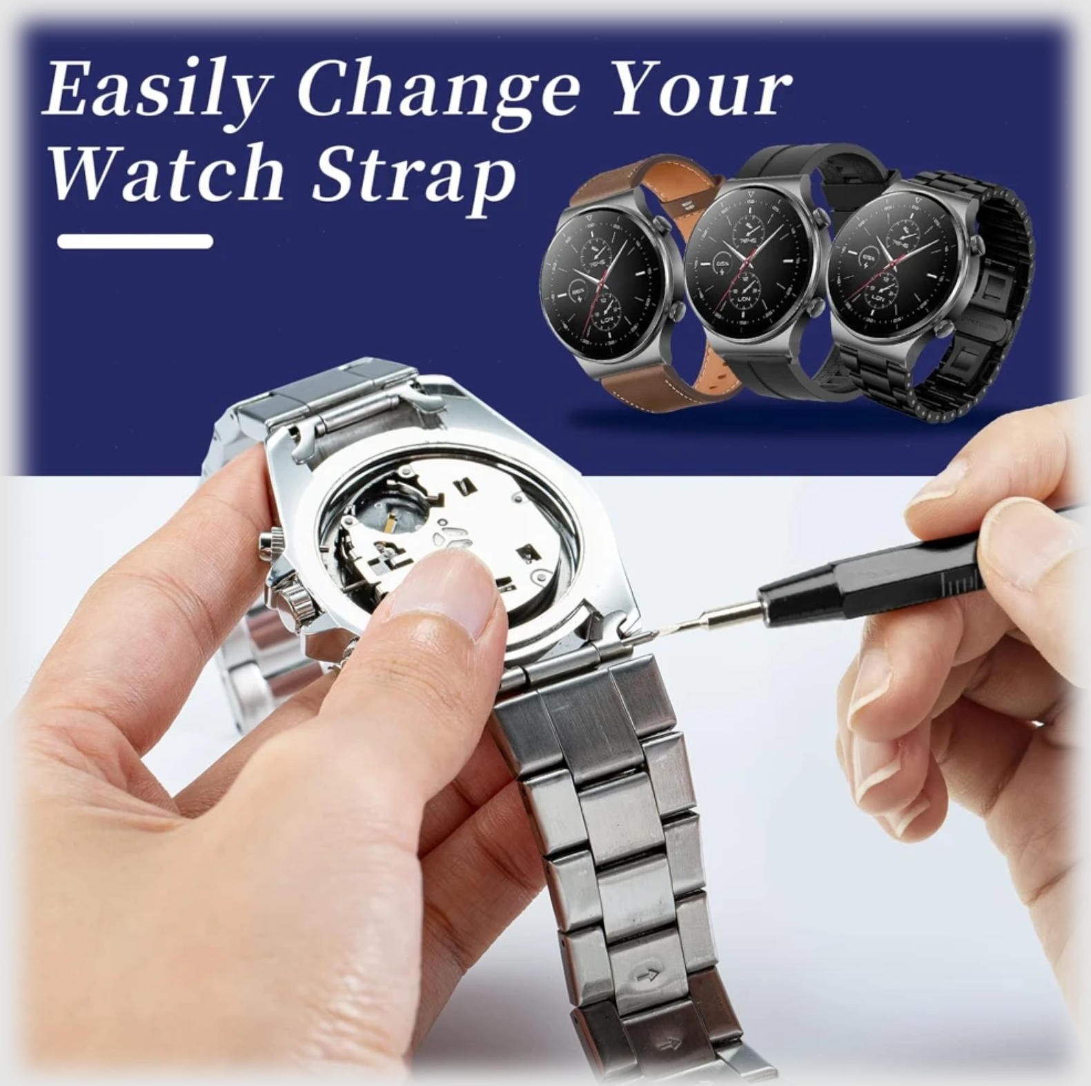 Eventronic Watch Repair Kit Professional Watch Battery Replacement Tool Kit NEW