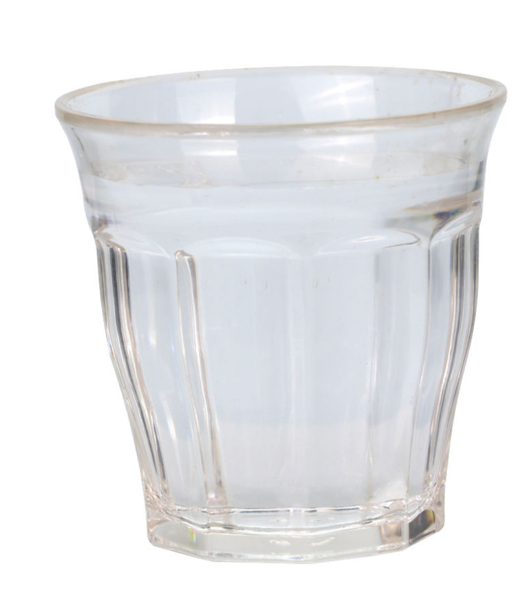 250ml Plastic Tumblers Drinking Glasses Unbreakable Clear Water Cups Reusable