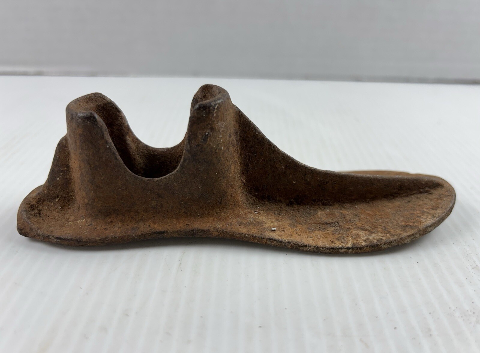 Cast Iron Cobbler Shoe Form Small Child Vintage Antique? 5.5” Small