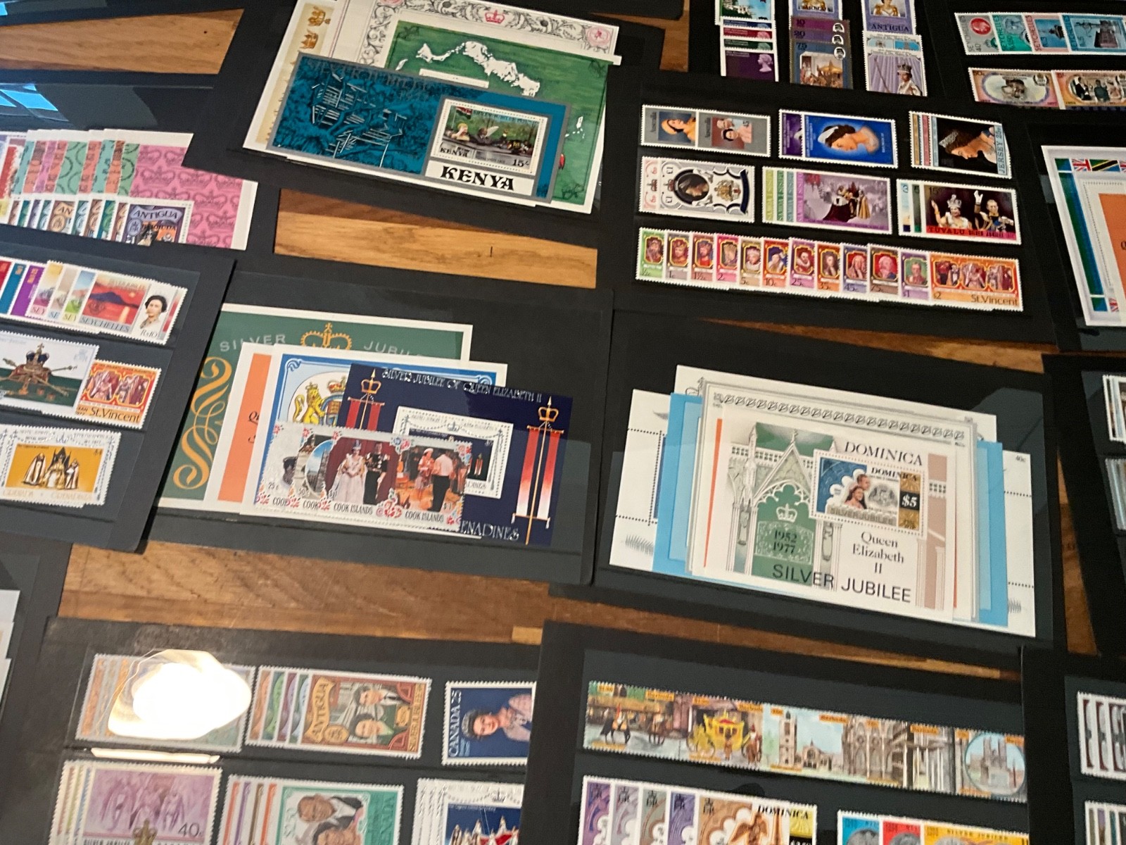 BRITISH COMMONWEALTH royalty huge lot MNH sets and sheets 30cards z