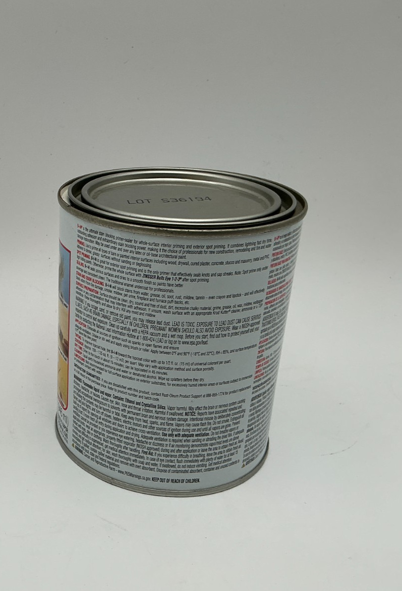 Zinsser B-I-N White Shellac-Based Primer Ultimate Stain Blocker 1 qt