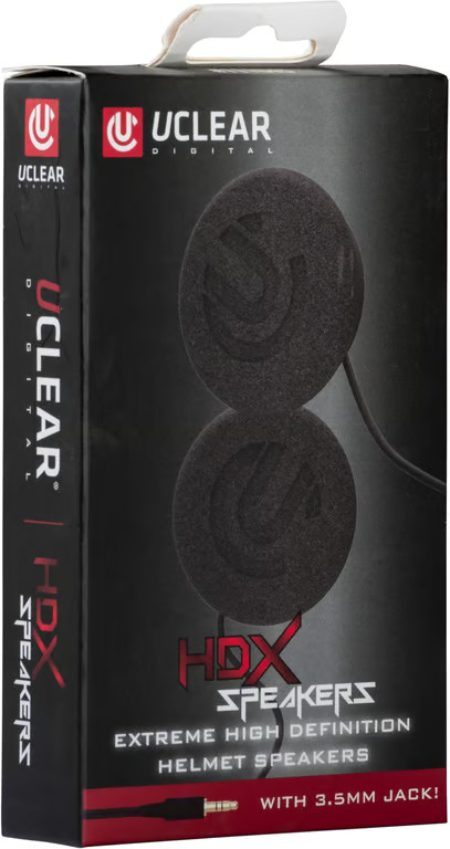 U-Clear HDX Helmet Speakers - 47mm Motorcycle Street Bike Dirt Bike 111045