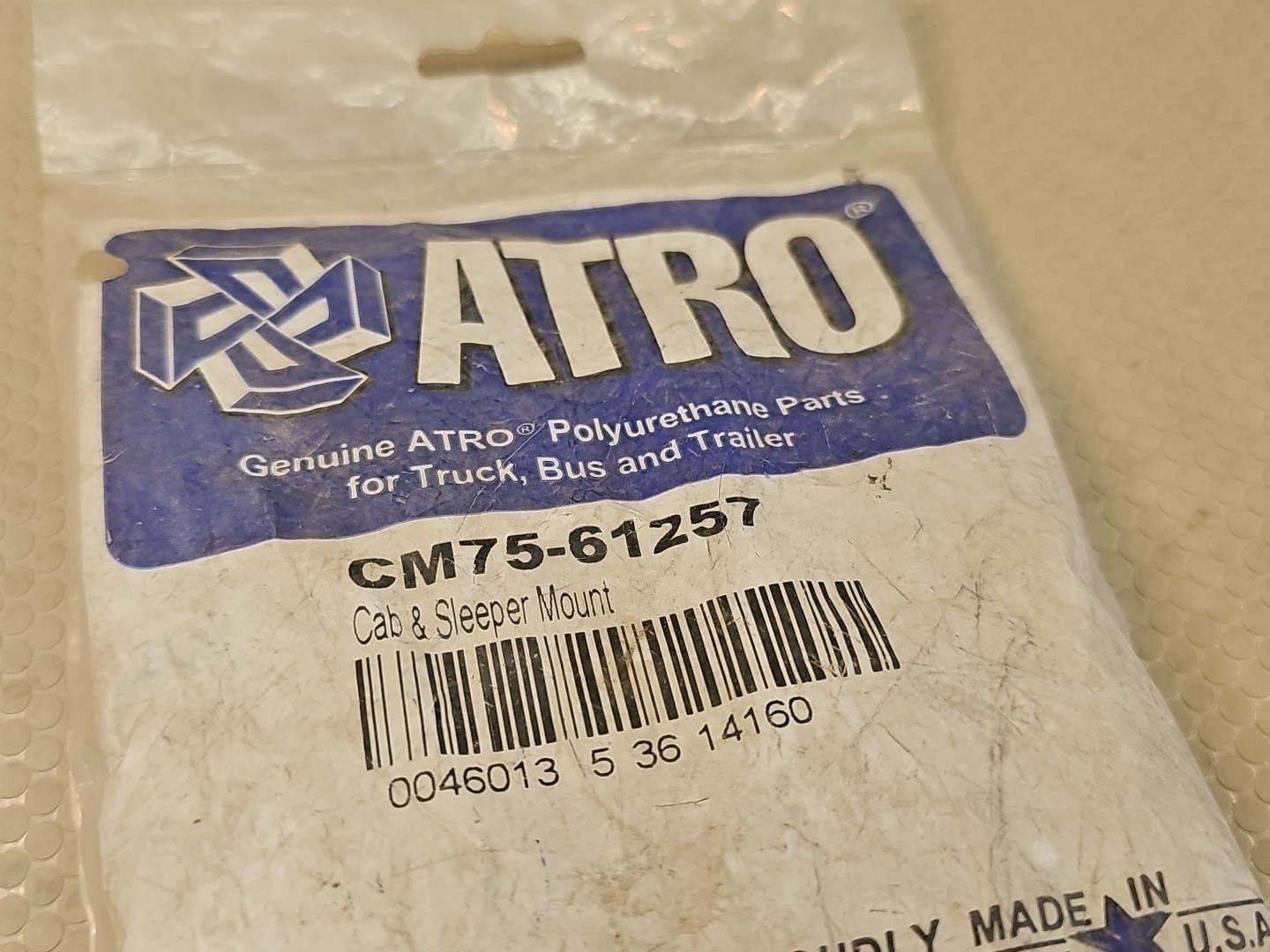 NEW! Atro CM75-61257 Cab/Sleeper Mount