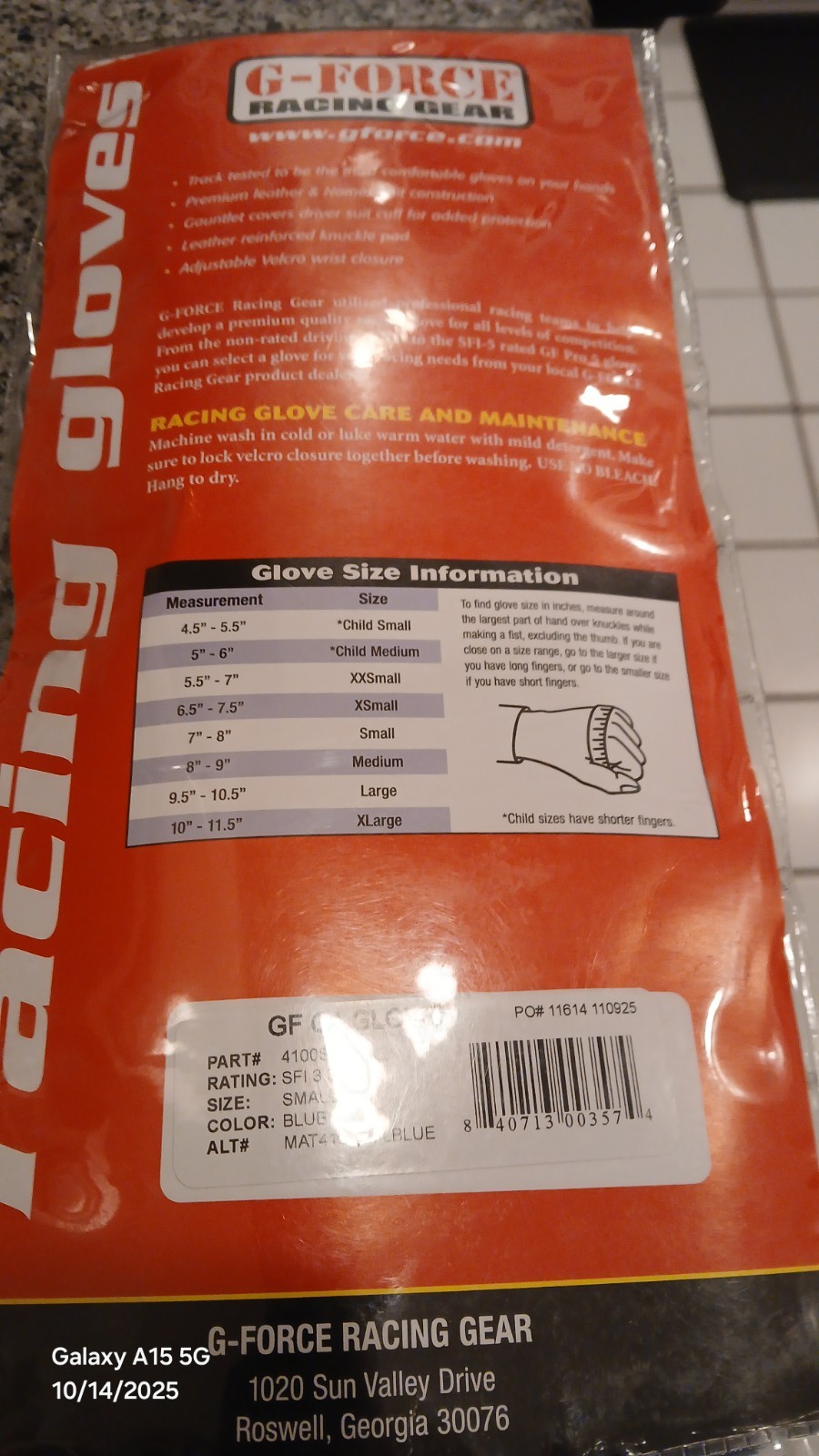 NEW Boss 302 Owners Kit Track Attack G-Force Racing Driving Gloves SM-G Force