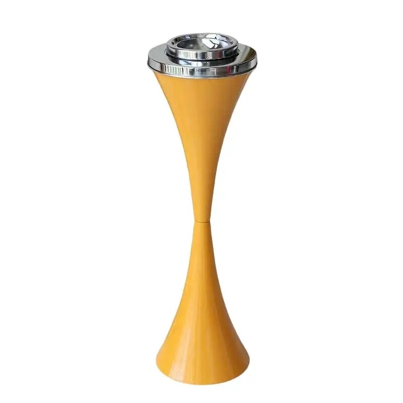 23" High Floor Standing Cigarette Ashtray with Lid Standing Ashtray In/Outdoor