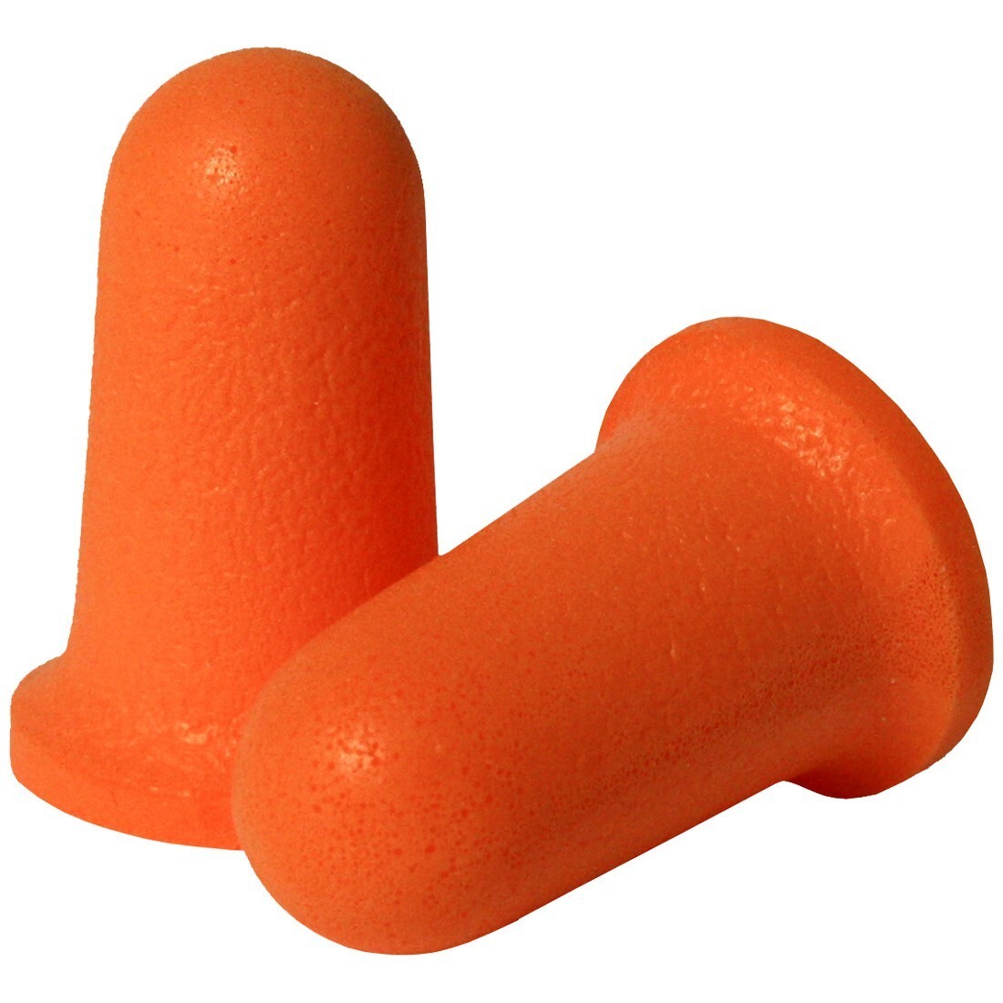 50 PR Hi Vis Orange Uncorded Foam Shooting Ear Plugs NRR 33db Sleep Aid Earplugs