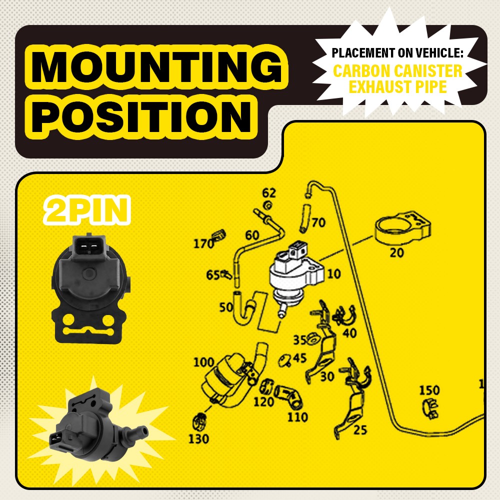 EGR Purge Control Valve Regenerator 0004708893 For Mercedes Benz S430 S500 S600