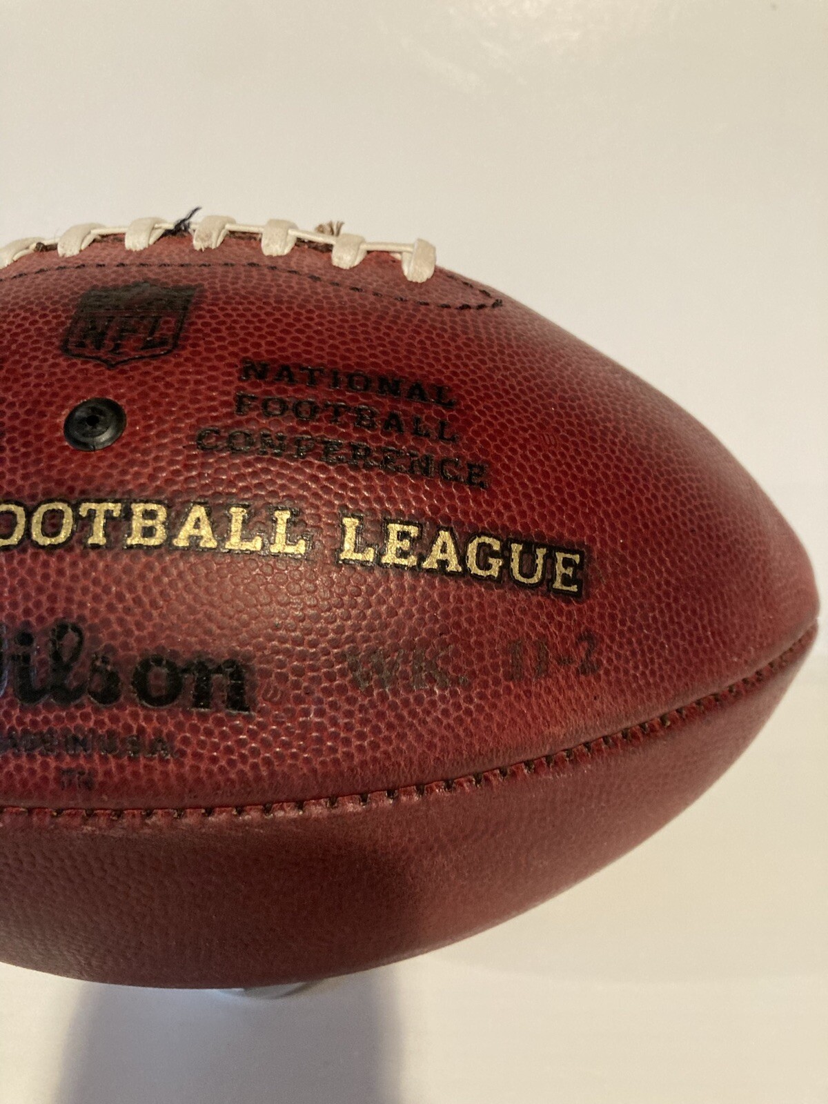 Randall Cobb Green Bay Packers Signed Game Used Bears K Ball With Packer Case