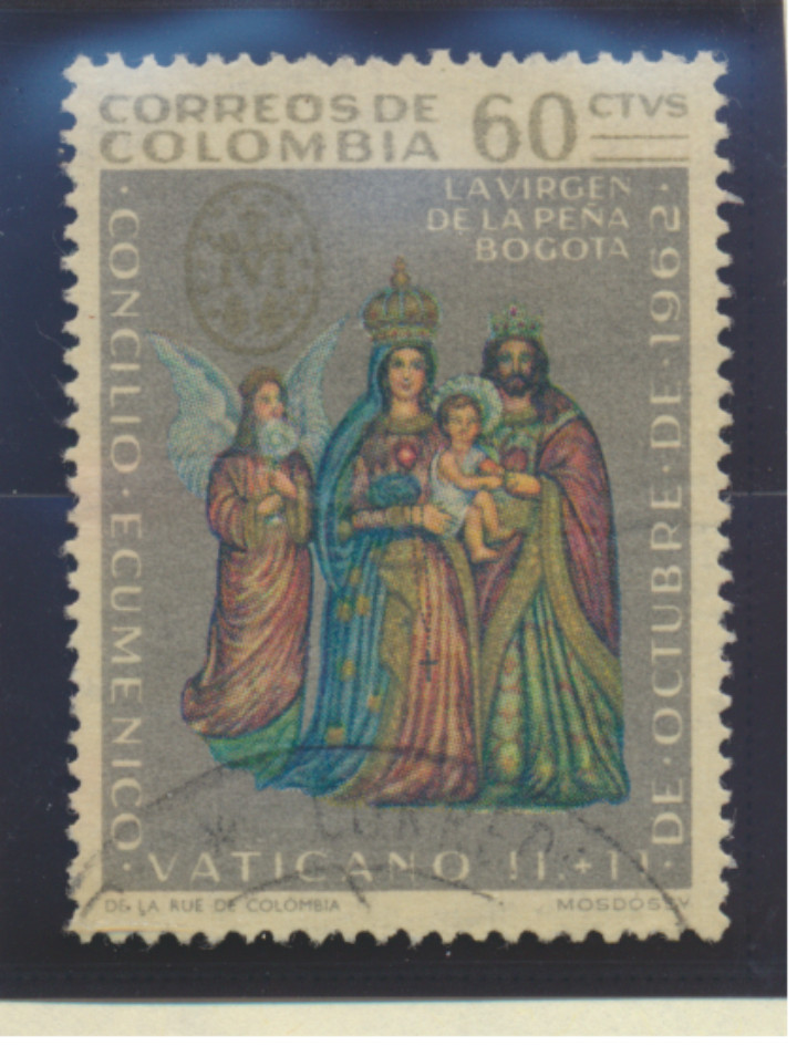 Colombia Stamp Scott #750, Used