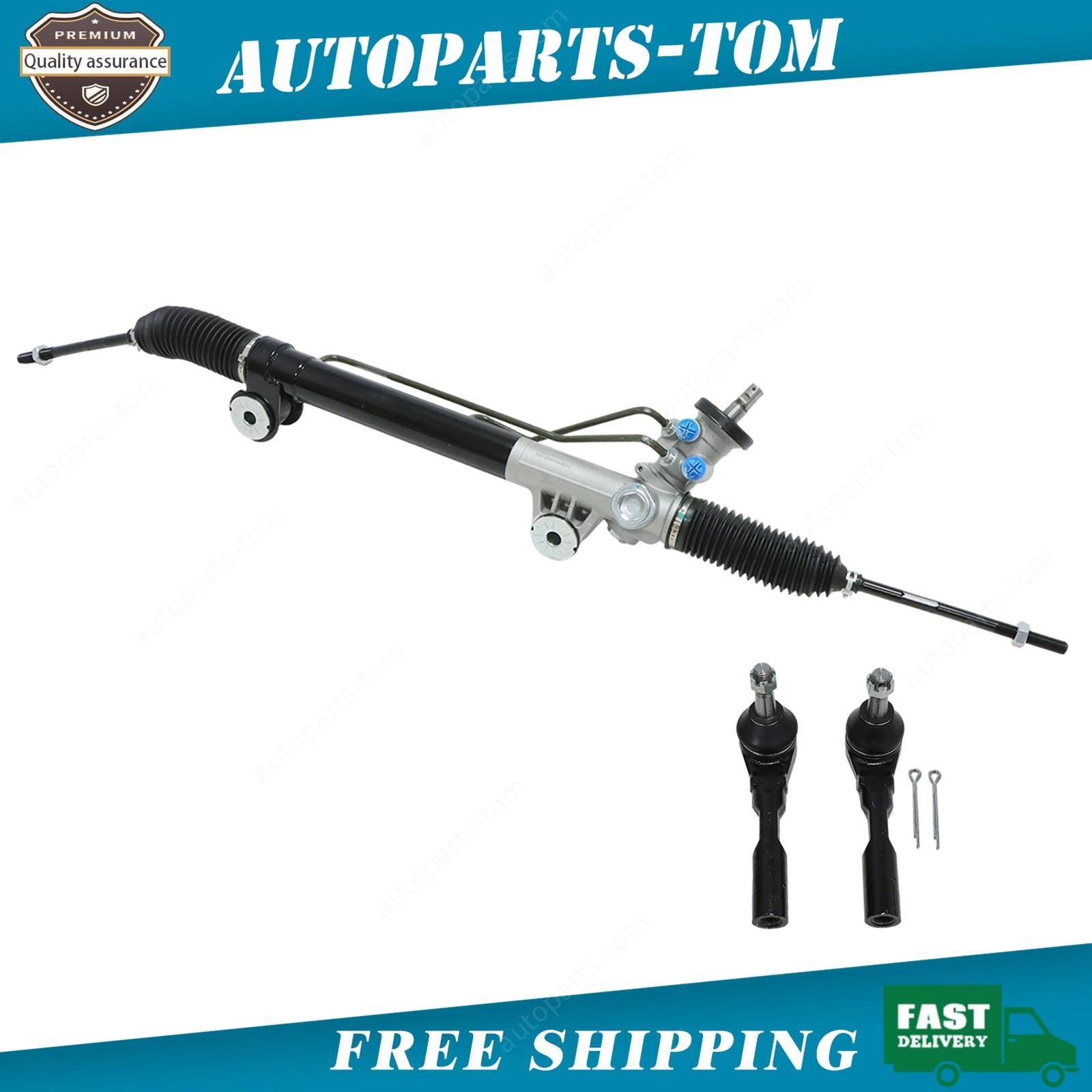 Power Steering Rack and Pinion+Outer Tie Rods For Chevy Silverado Sierra 1500
