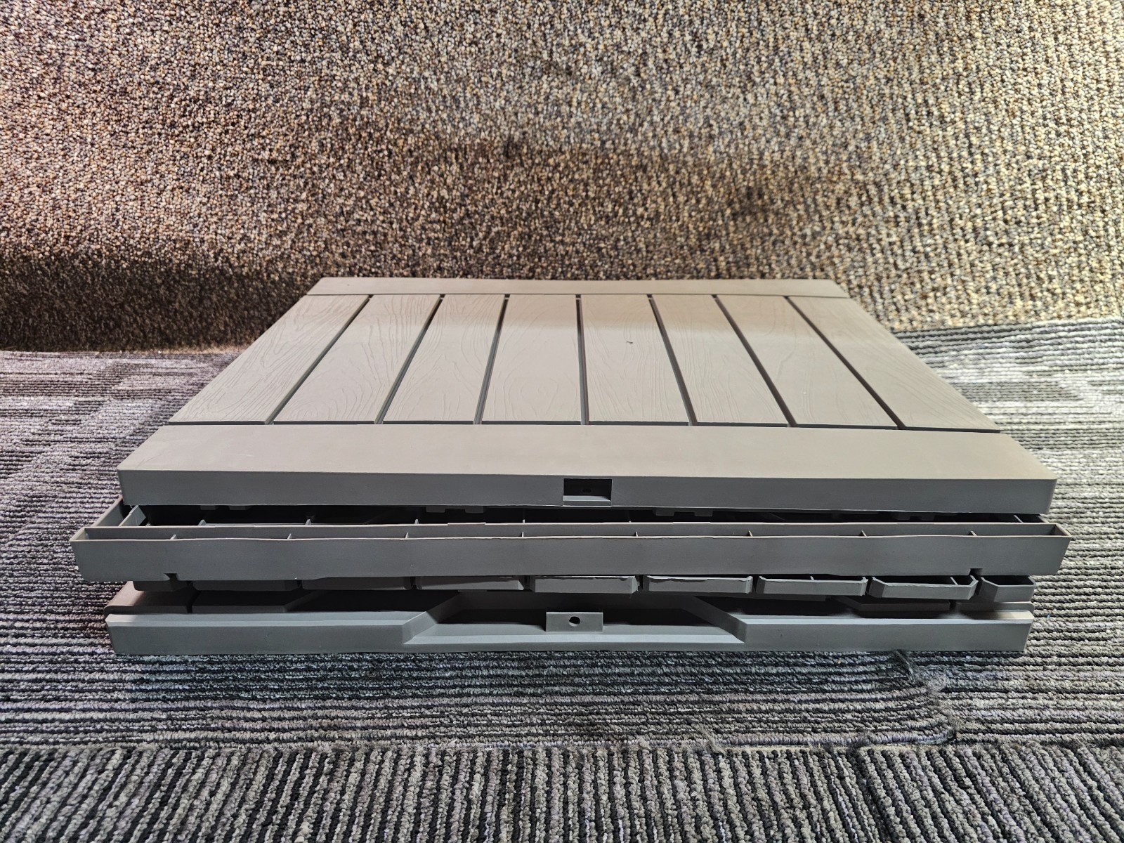 120 Gallon Outdoor Storage Deck Box Large Resin Patio Storage FTPLDB-0175