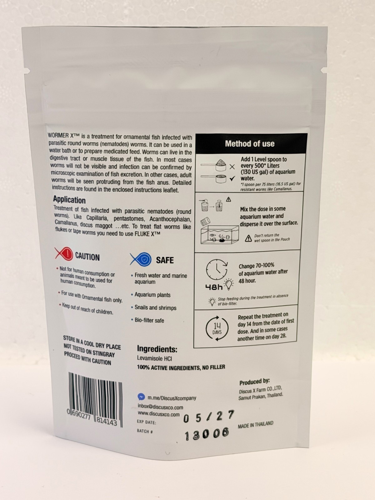 100% Pure Levamisole (Wormer X)