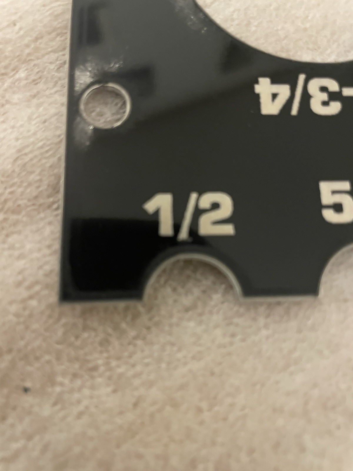 Round Tubing Diameter Gauge - 1/2" up to 1-3/4" - IMCA NHRA Brand New