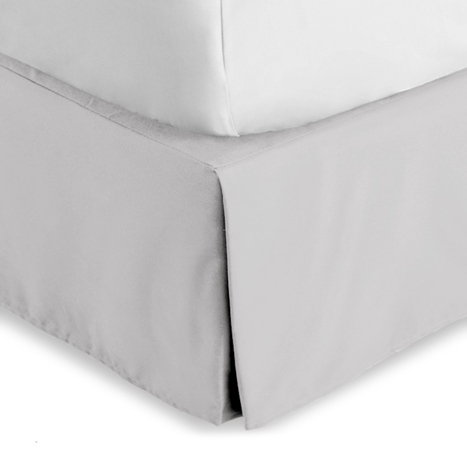 Bare Home Double Brushed Bed Skirt: Pleated, Easy Fit, 15" Deep