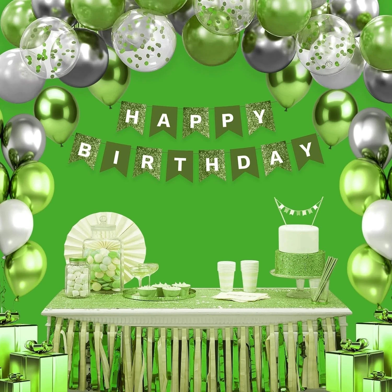 Green Screen Backdrop, 5 X 7Ft Greenscreen Background for Photoshoot, Small Gr