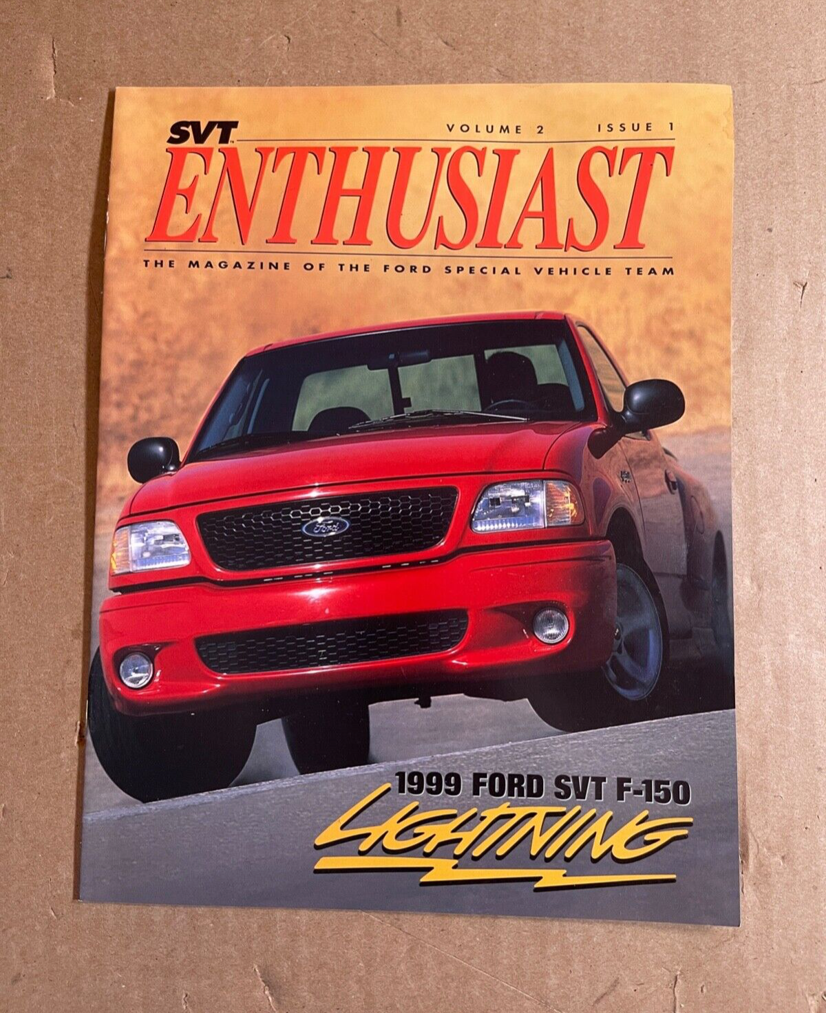 Vintage 1999 Ford SVT Enthusiast Special Vehicle Team Magazine V2 Issue 1 NOS