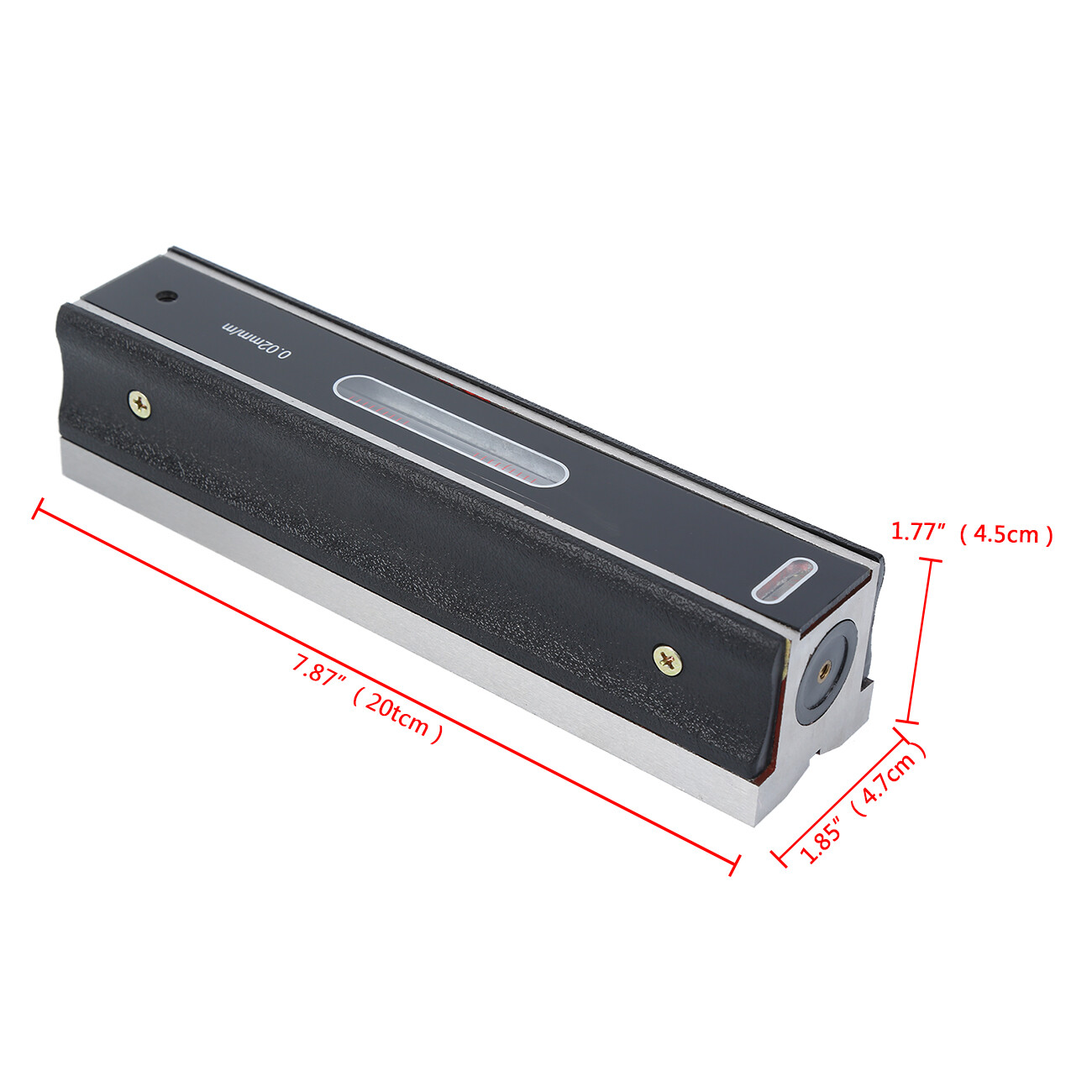 8" Precision Machinist Level Bar Inspection Engineers Leveler Block 0.0002"/10"