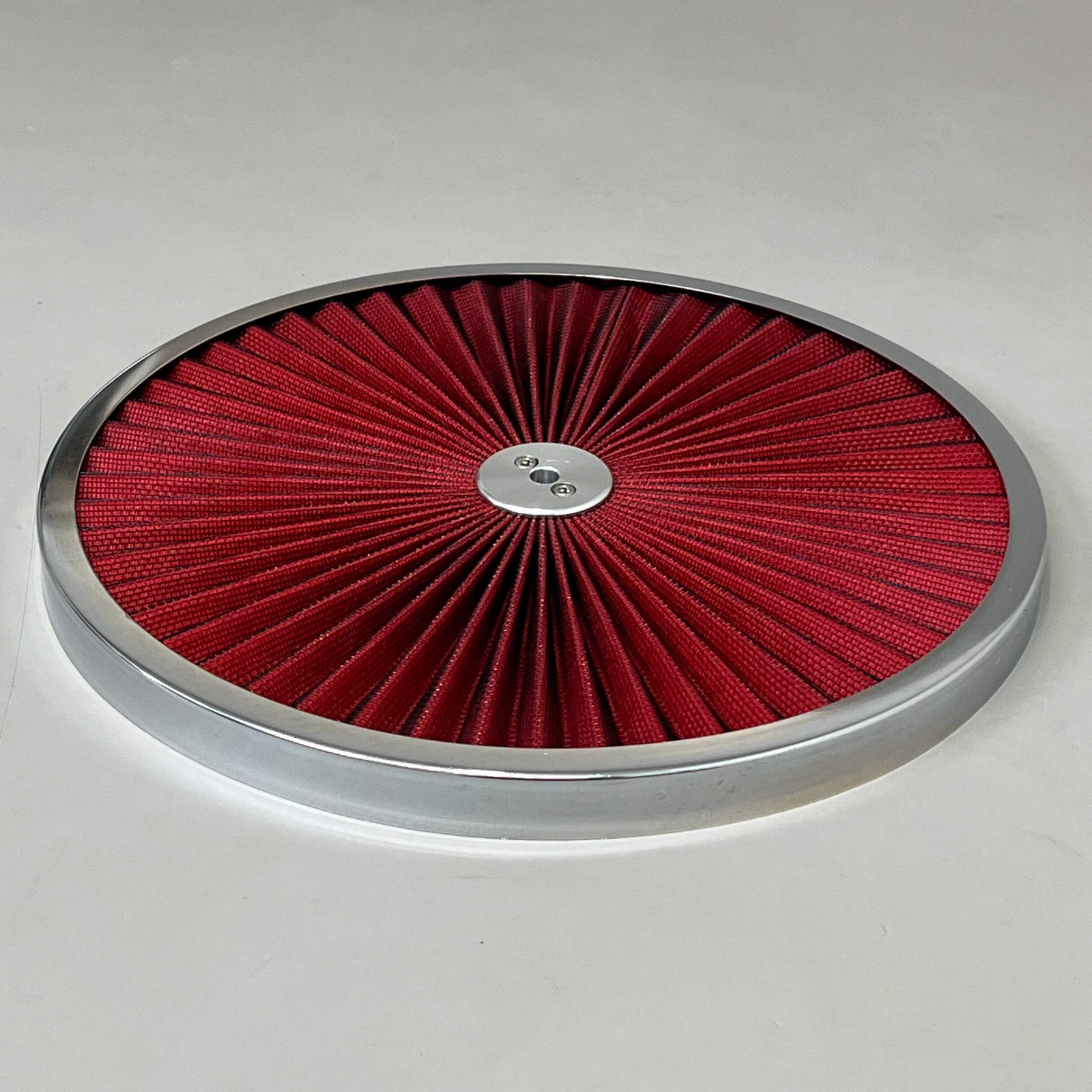 SPEEDMASTER Element Extreme Top Air Cleaner Kit 14"x2" Red/Chrome PCE104.1047