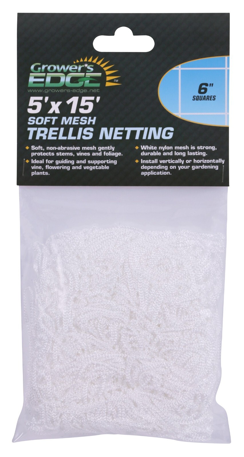 Grower's Edge Soft Mesh Trellis Netting Various Sizes