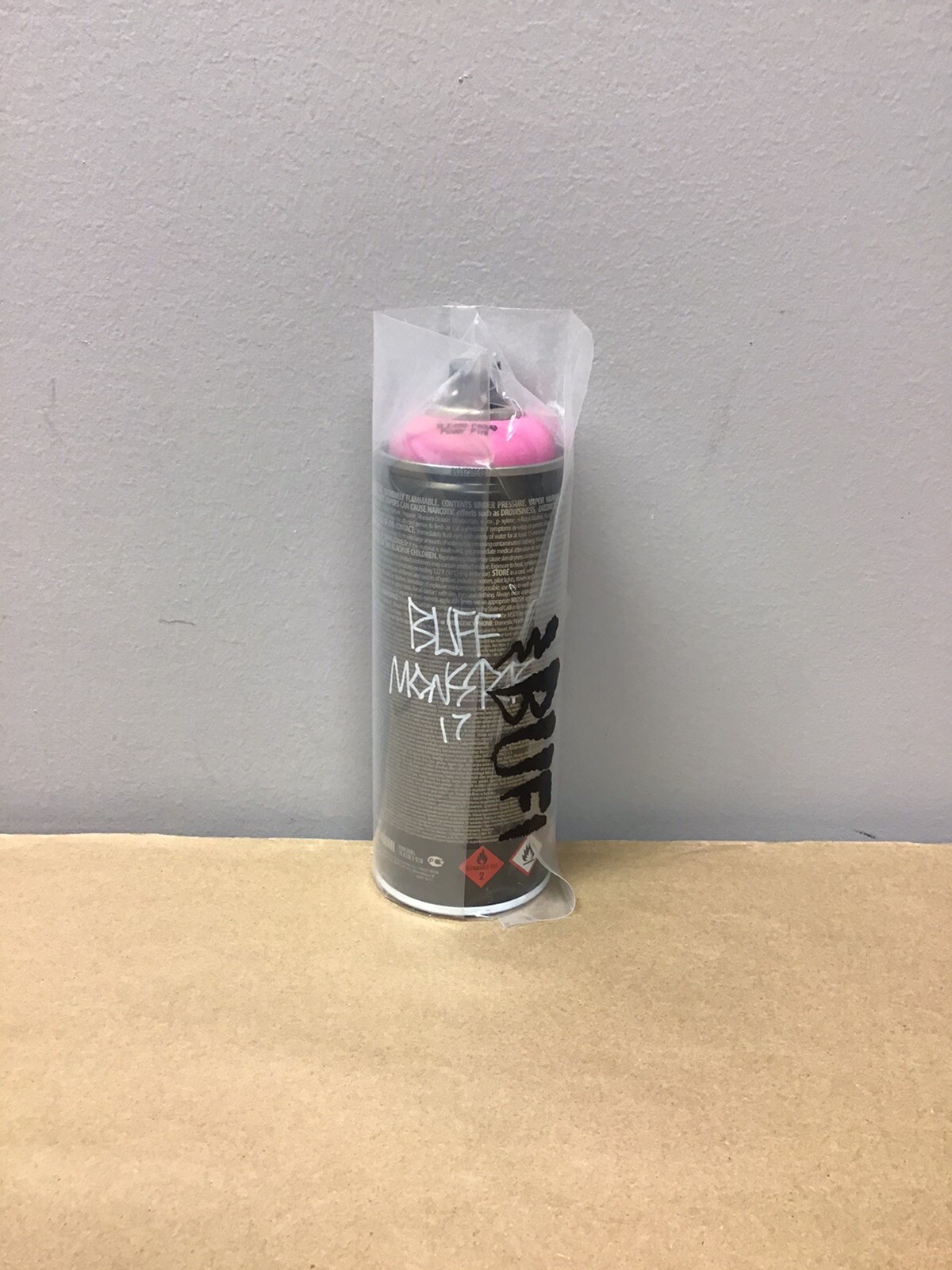 Buff Monster x Montana Power Pink Spray Can- SIGNED Artist edition