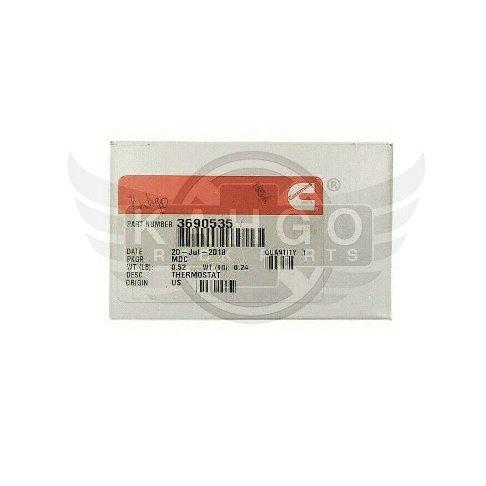 New OEM Genuine Cummins 3690535 THERMOSTAT