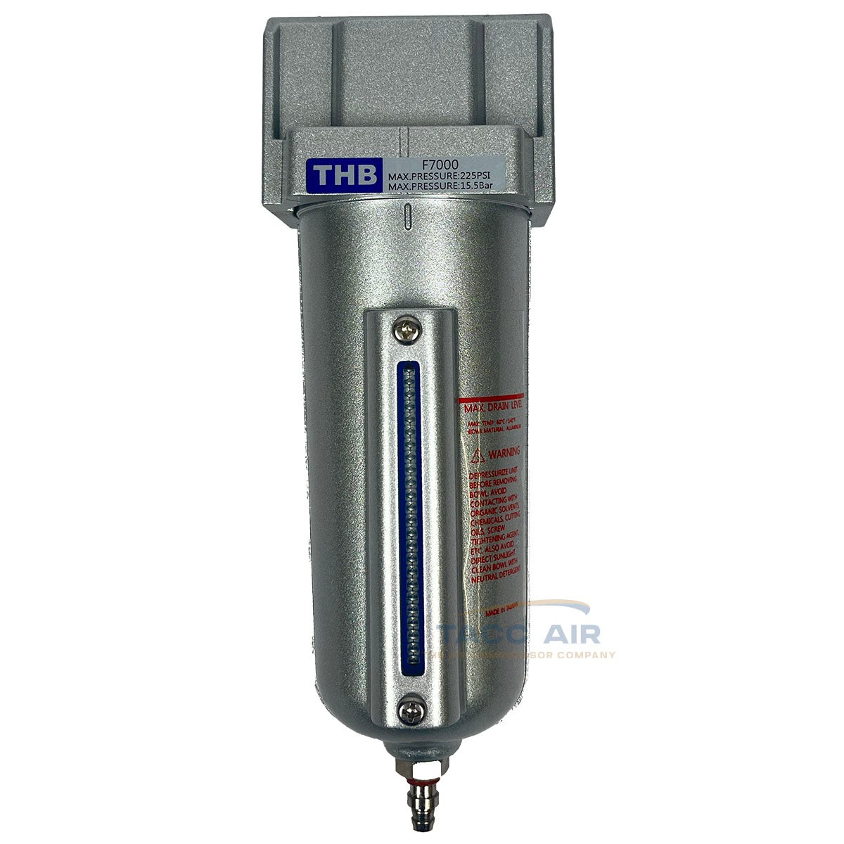 1/2" Compressed Air In Line Moisture / Water Filter Trap For Air Compressor