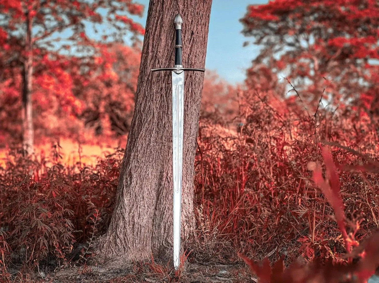 Handmade Hand Forged Carbon Steel Viking Sword, Battle Ready Medieval Sword,