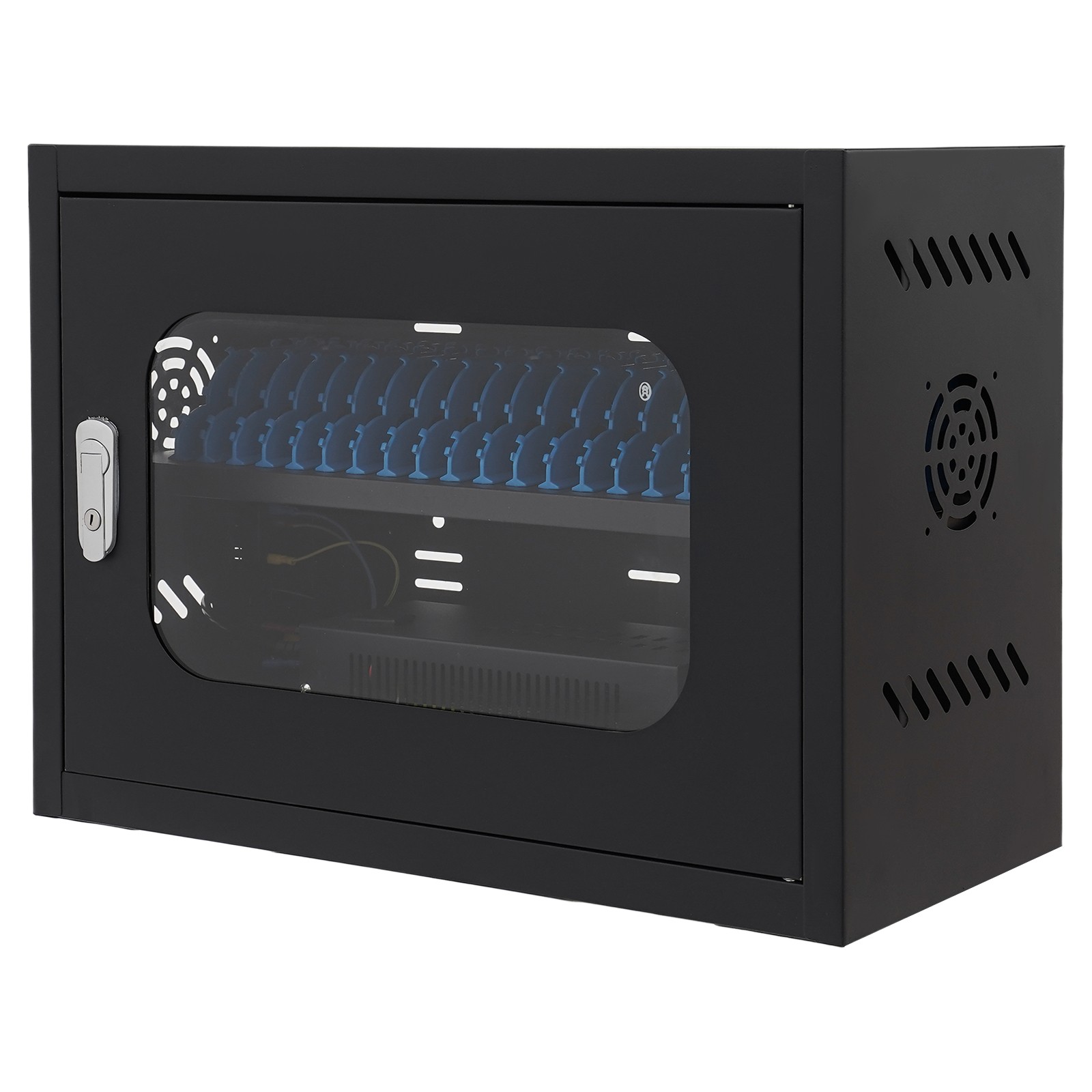 Charging Cabinet for Cellphones & Tablet Computers, 20-Device Charging Station