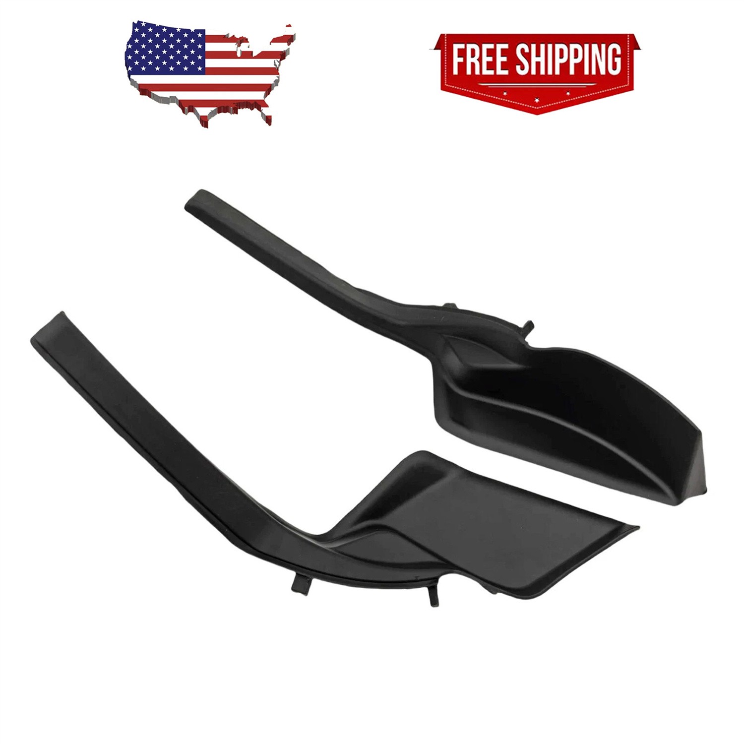 Front Windshield Wiper Side Cowl Extension Trim Cover For Toyota RAV4 2019-2024