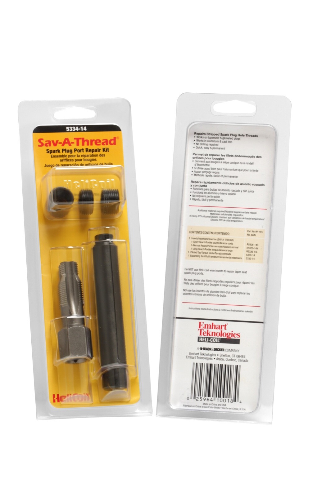 5334-14 SPARK PLUG THREAD REPAIR KIT 14MM - 1.25