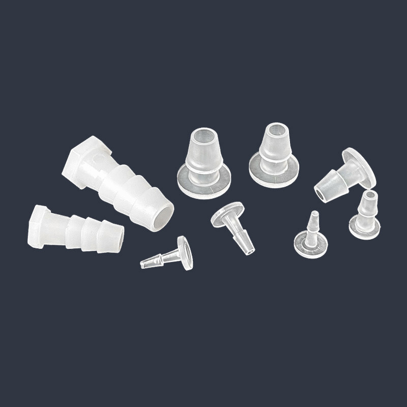 Plastic Tube Stopper Threaded Plugs Bung End Caps Barbed Hose Fitting Inserts