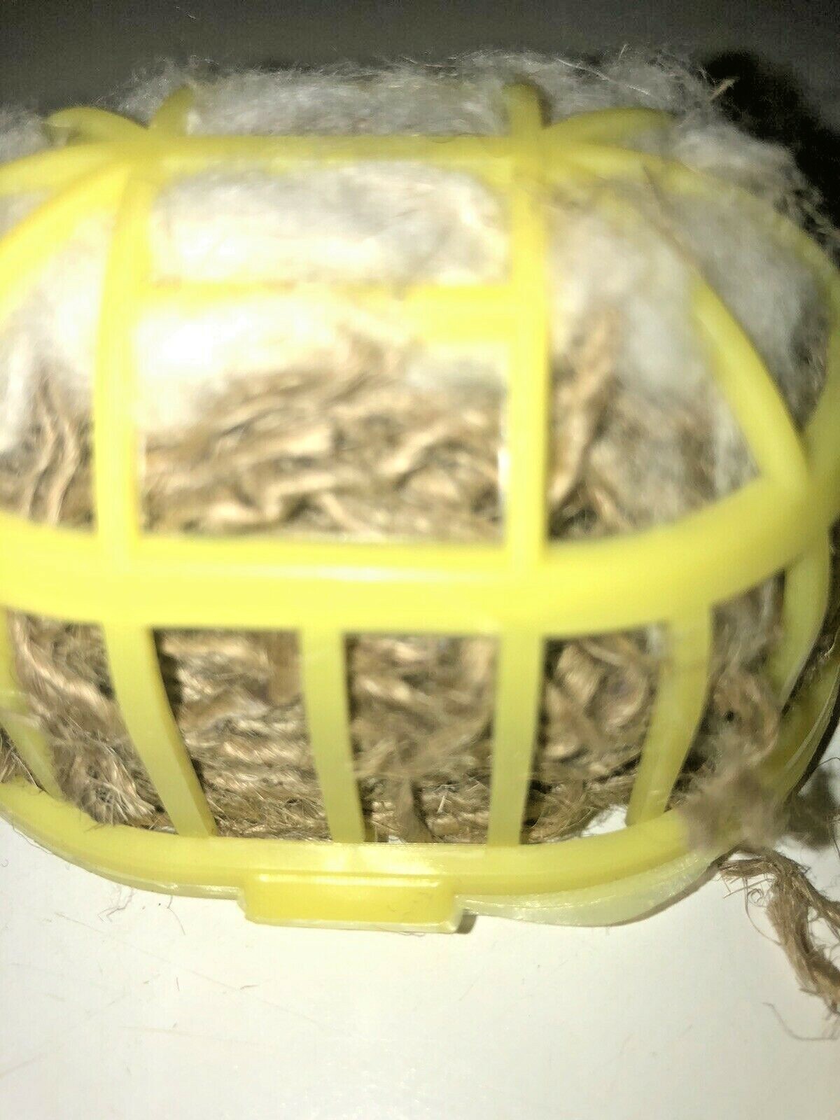 Bird 3 Nesting Fiber Refillable Holders Cotton Jute Fiber Included Canary Finch