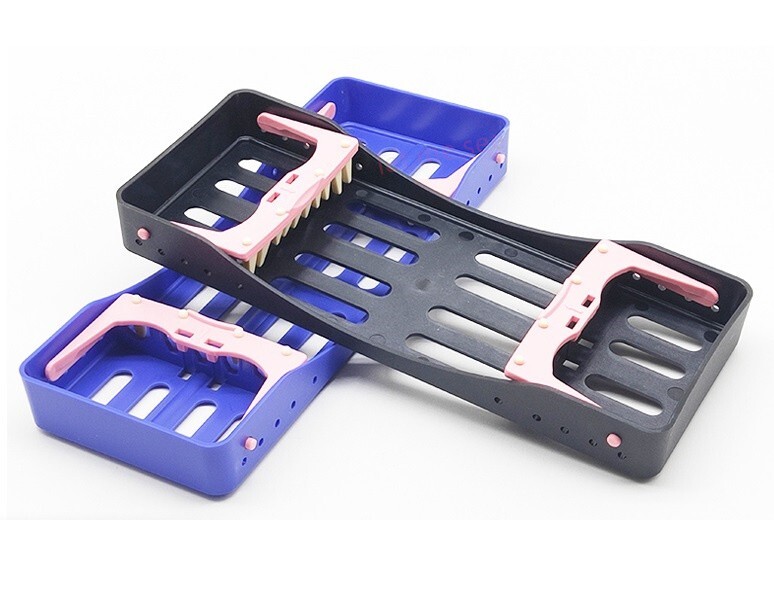 German Dental Autoclave Sterilization Cassette Pack Box Tray For 10 Instrument