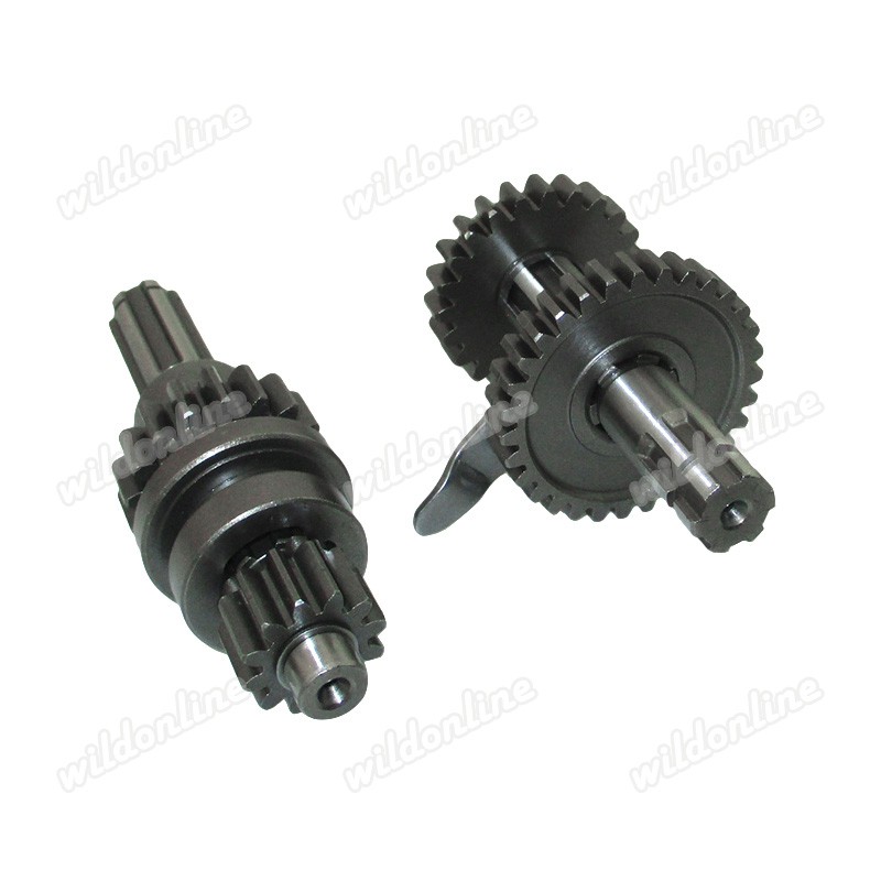 Gear Transmission Main Counter Shafts For YX 110cc125cc 1+1 ATV Quads Go Karts