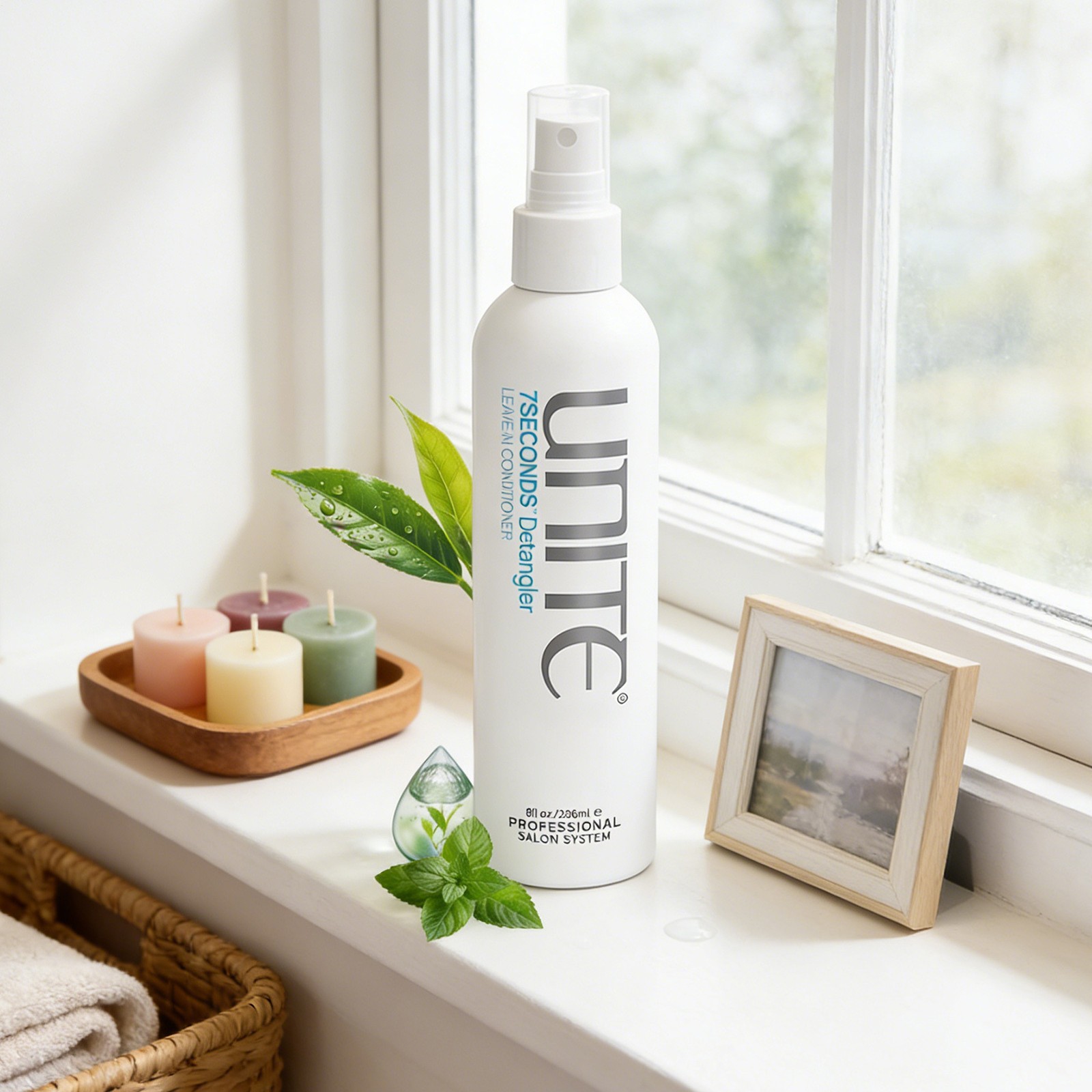 UNITE Hair 7 Seconds Detangler Leave In Conditioner 8 Oz New