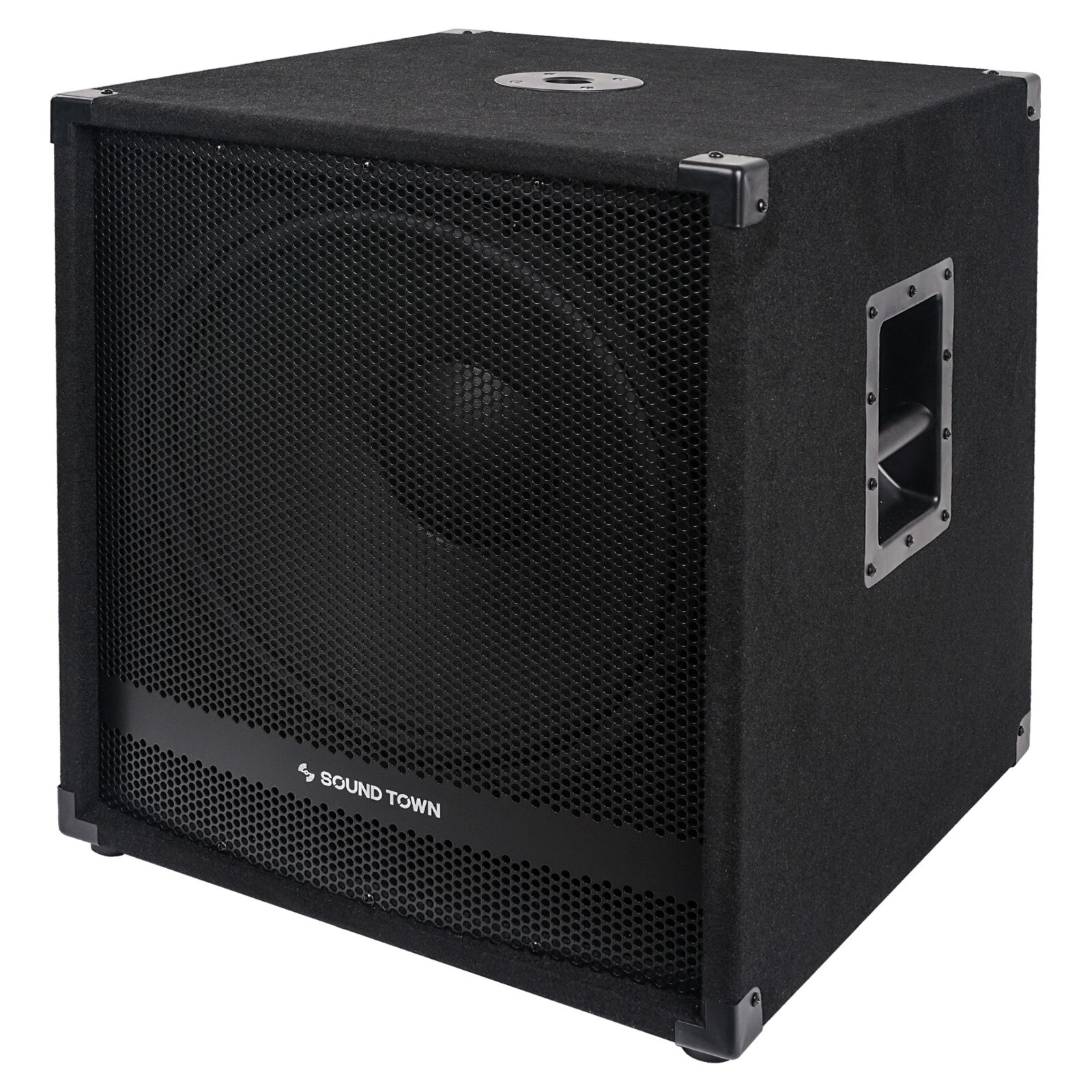 Sound Town 2400W 18" Powered Subwoofer with High-Pass Filter (METIS-18PWG)