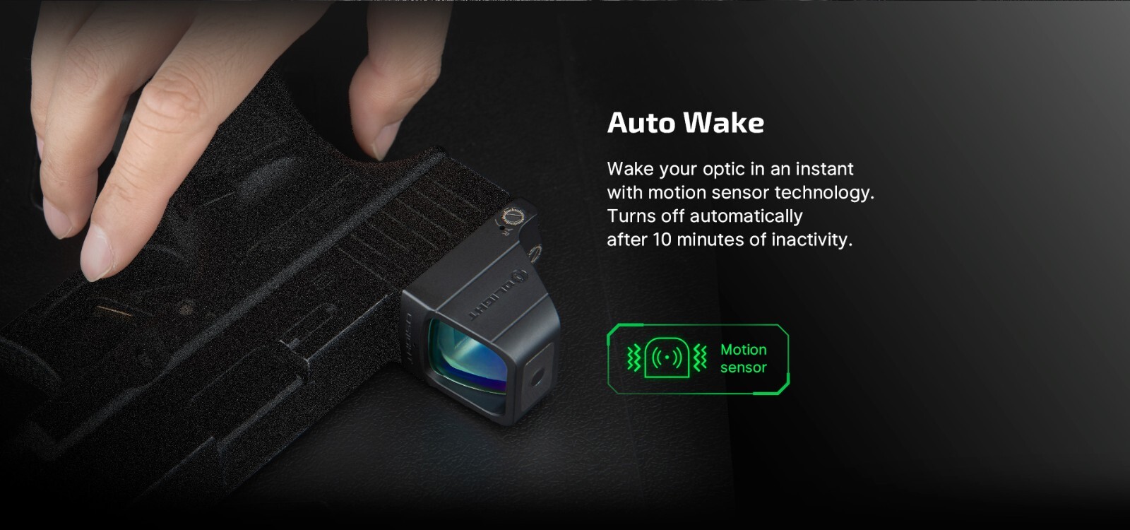 Olight Osight Red - See the Power, 3 MOA, 1st Magnetic Charging Cover