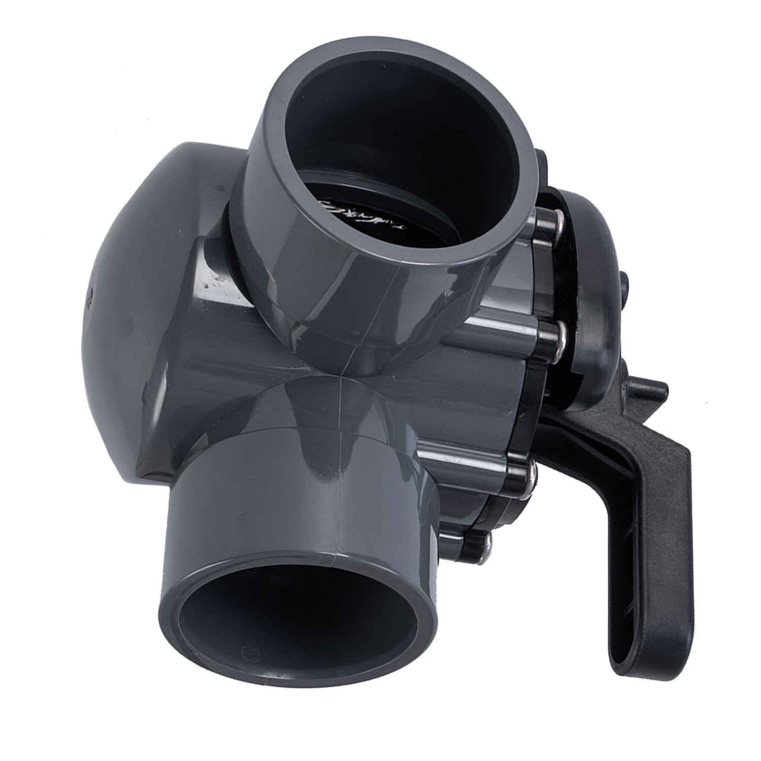 For Pentair 263028 Three Port Diverter Valve with 2" PVC Pipe - Grey