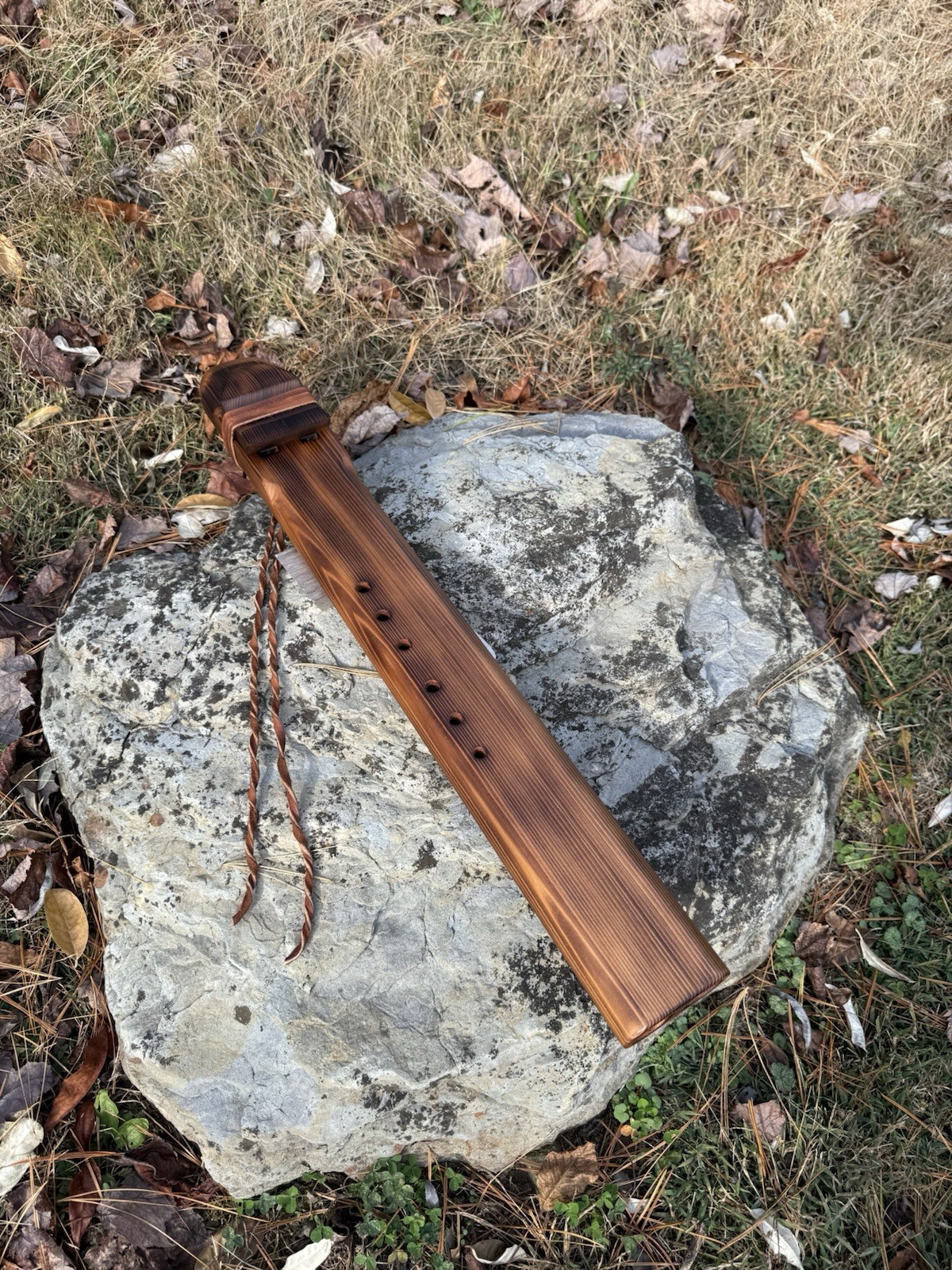 Native American Style Drone Flute | Western Cedar | Low Dm | 440 Htz.