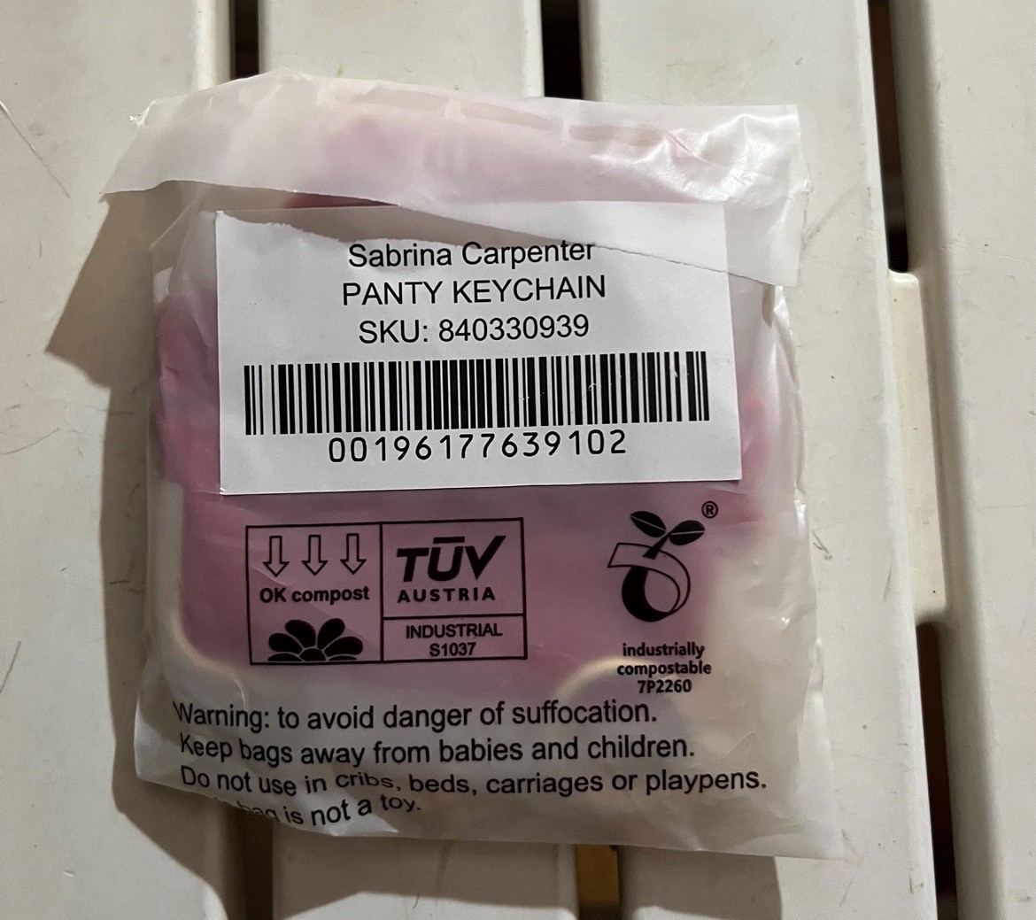 Sabrina Carpenter Dreams Come True Red Lace Panty Coin Purse Limited New IN HAND