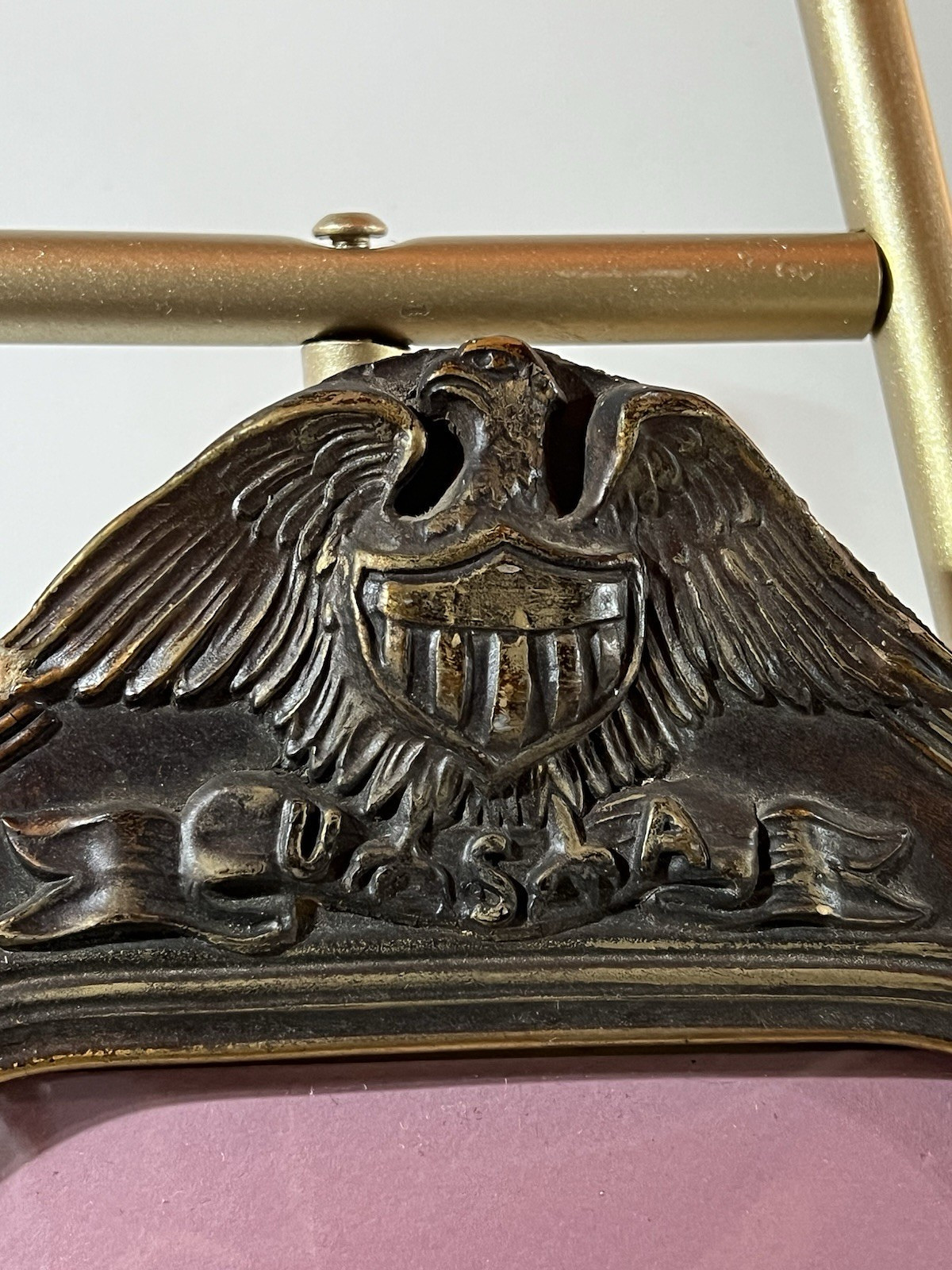 Vintage African-American Black Military Marching To Victory 12x19 Unique Frame