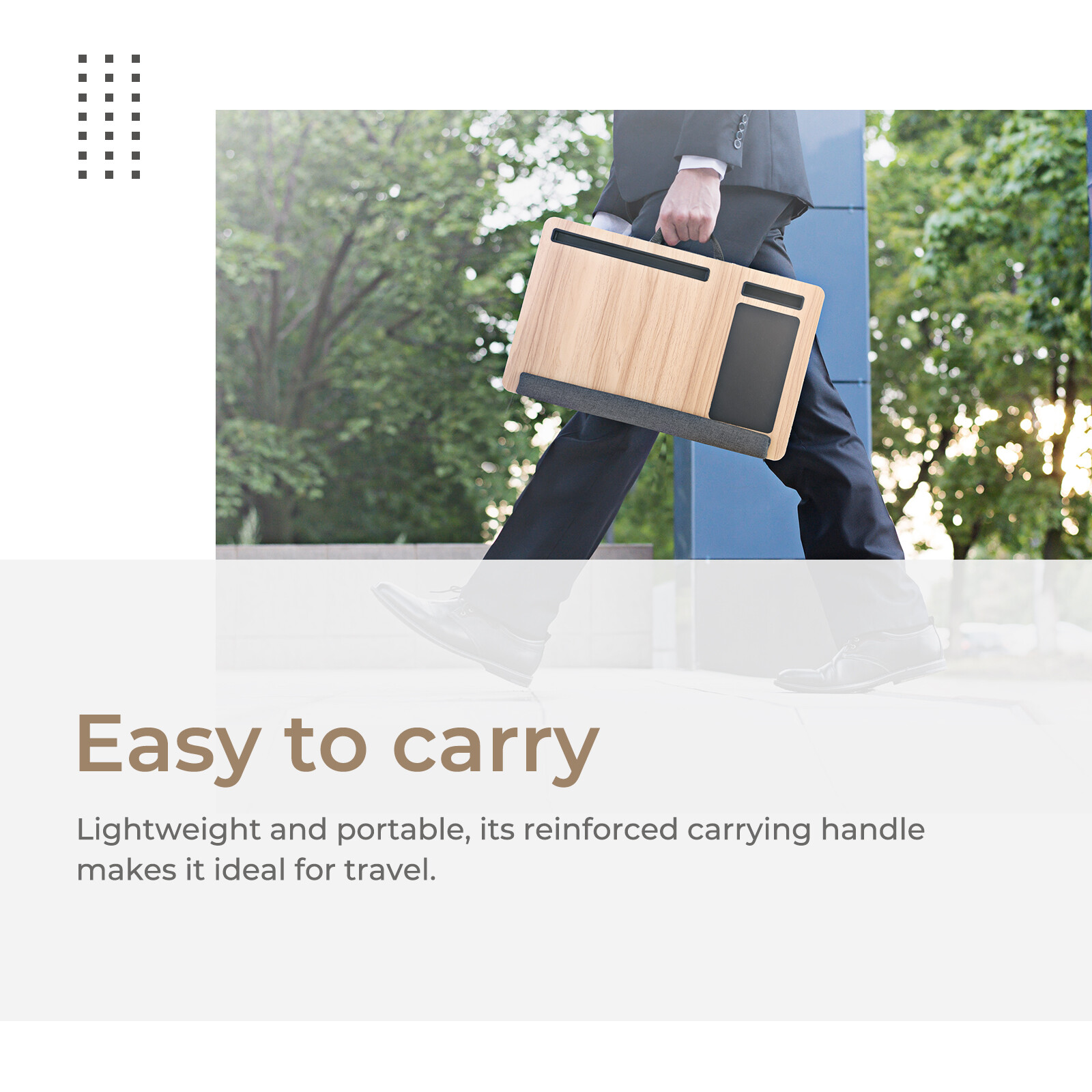 Lap Desk Table Laptop Cushion Bed Tray Cushioned Computer Tablet Support