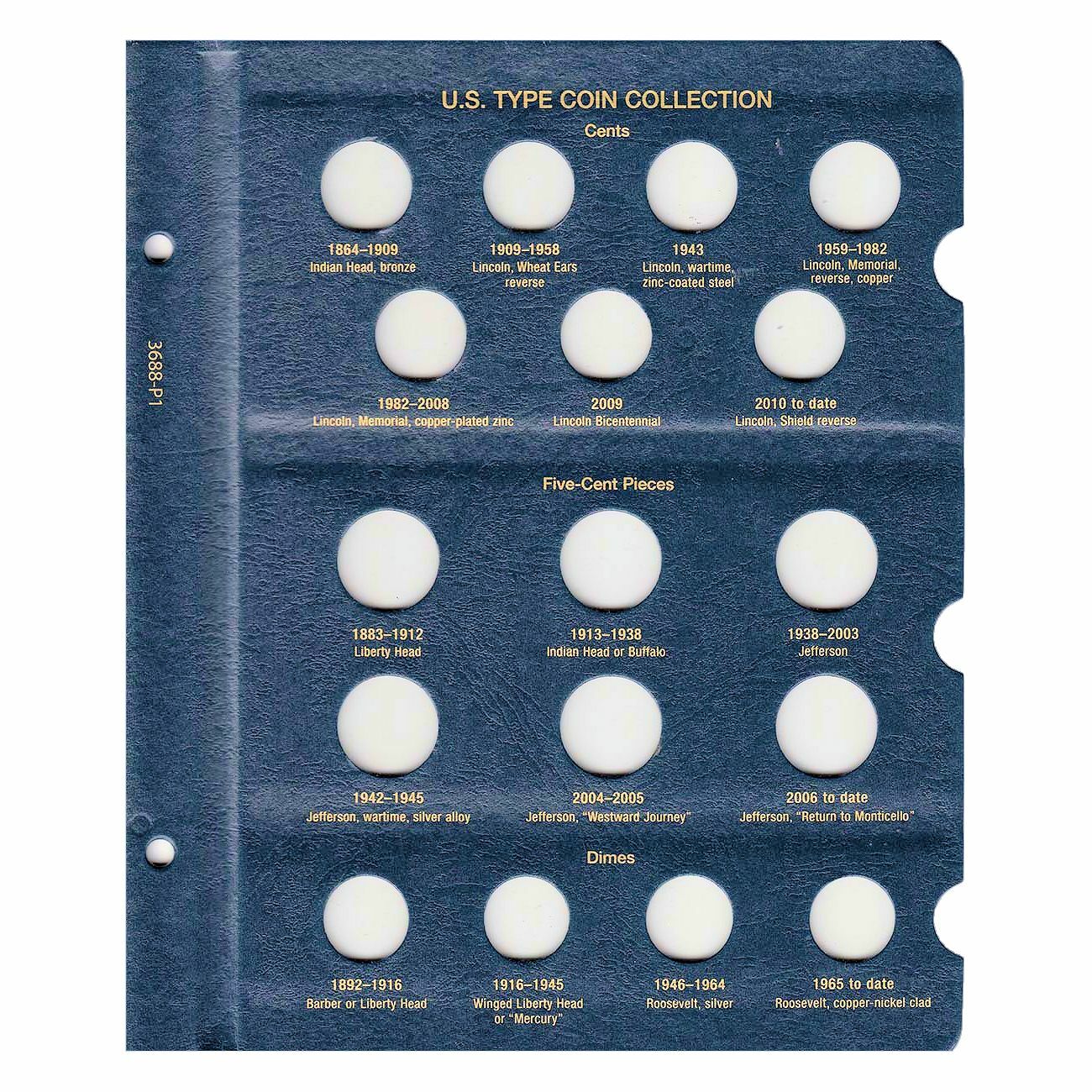 Whitman US 20th & 21st Century Type Set Coin Album #3688