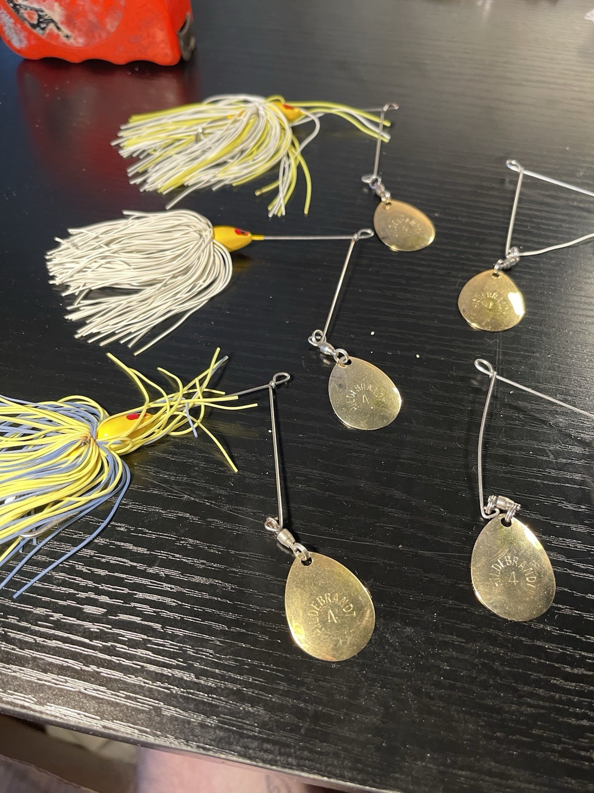 Lot of 5 #4 Hildebrandt Fishing Lures Spinnerbait See Photos Vintage Used