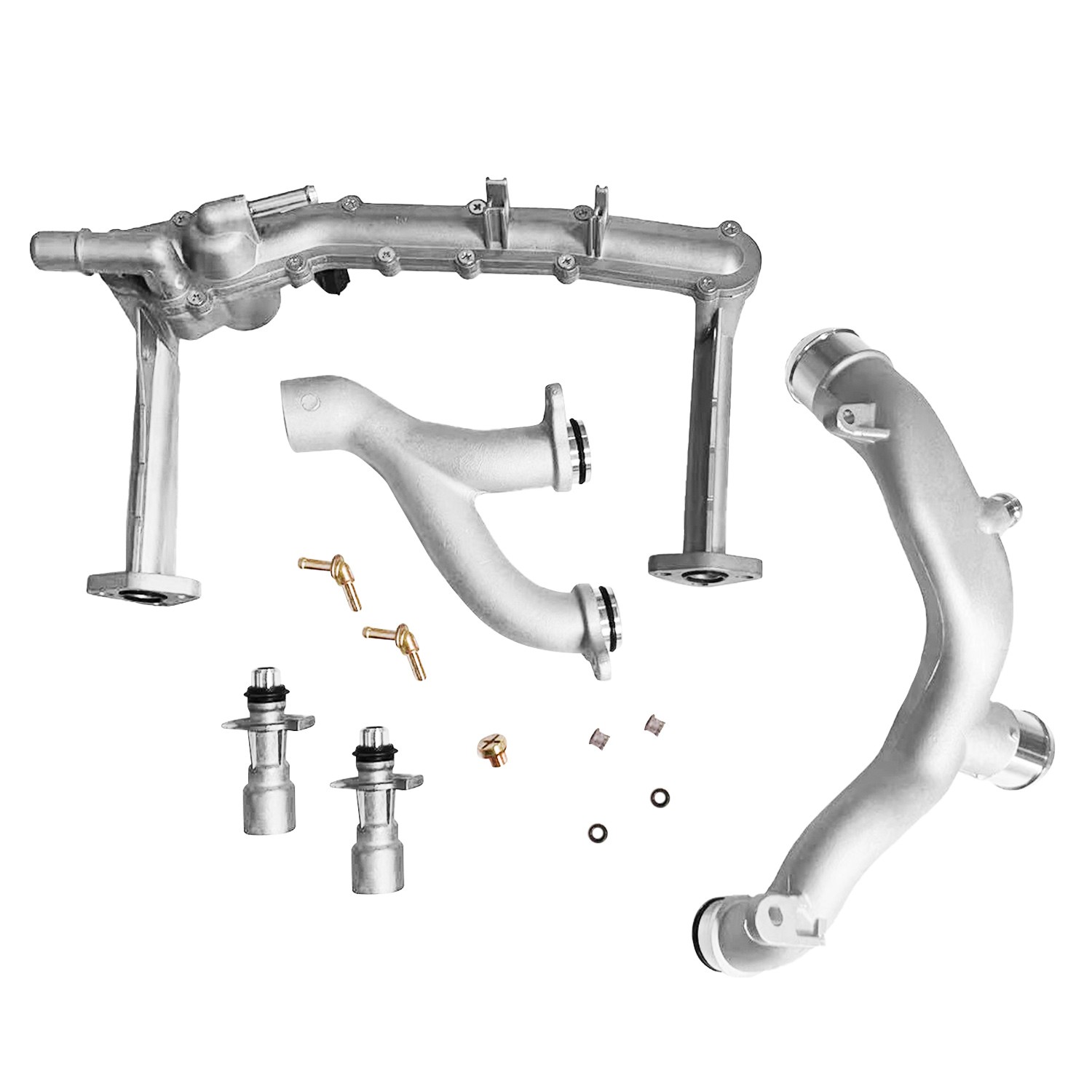 Upgraded Metal Coolant Water Pipe System Kit For Land Rover Jaguar 3.0 V6 5.0 V8